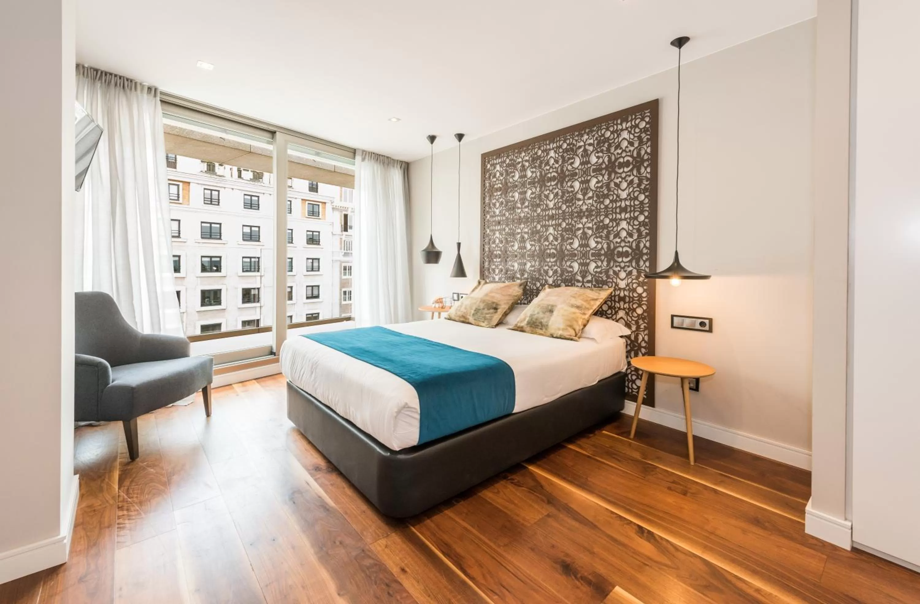 Bedroom, Bed in Gran View Apartments