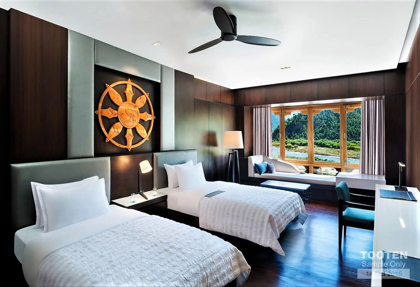 Photo of the whole room, Bed in Le Meridien Paro Riverfront