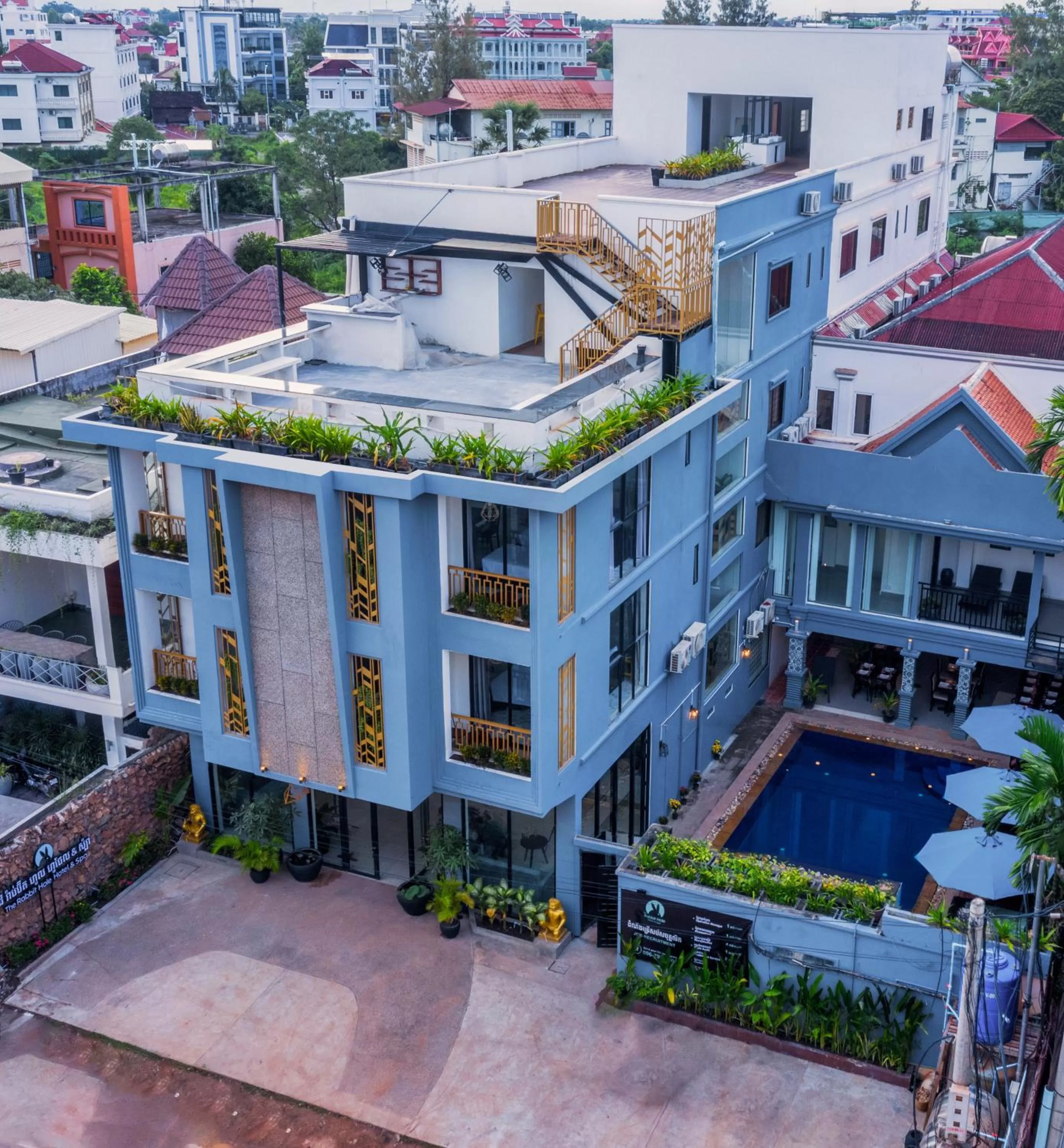 Bird's eye view in The Rabbit Hole Hotel & SPA