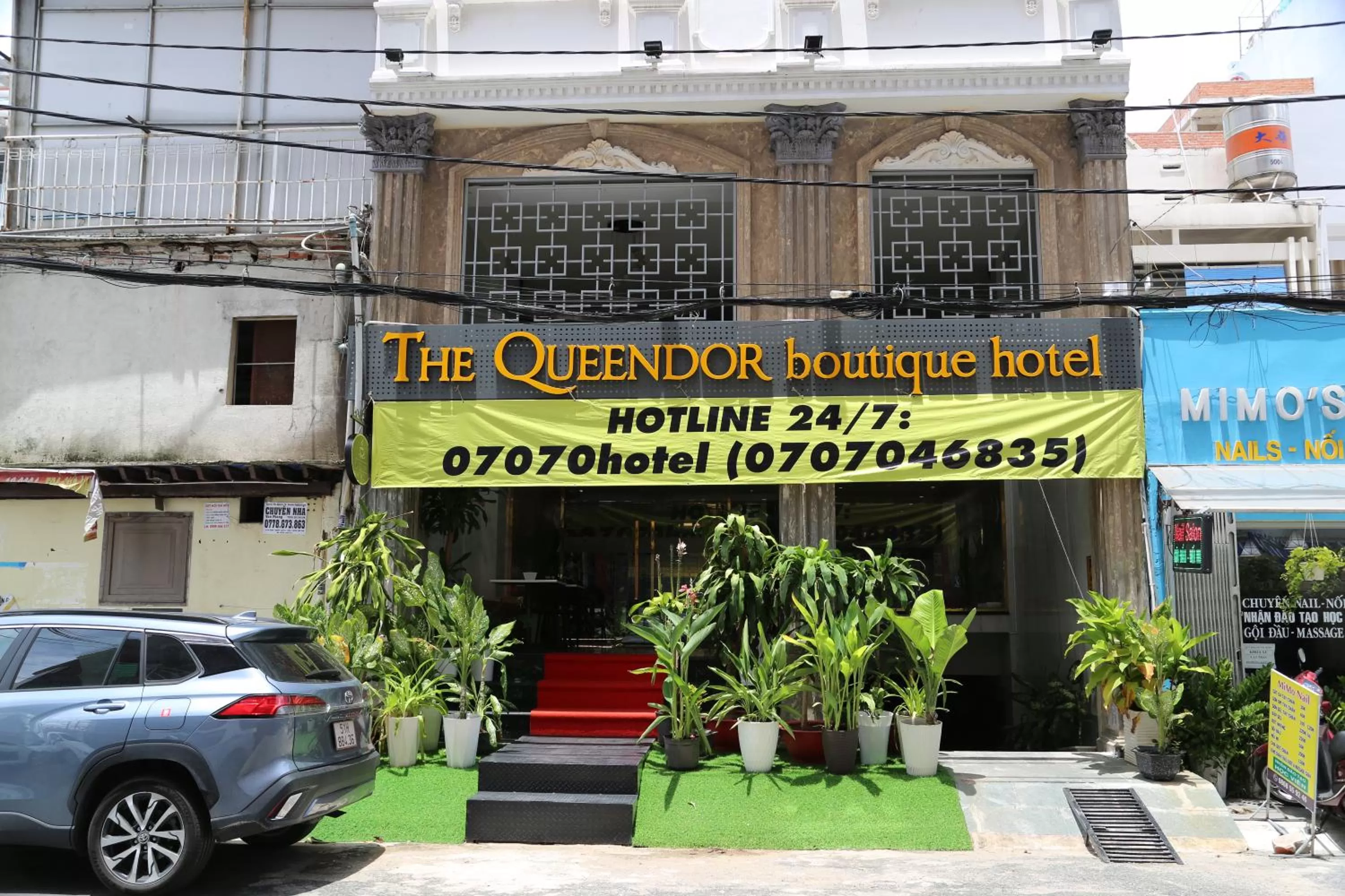 Facade/entrance in THE QUEENDOR BOUTIQUE HOTEL