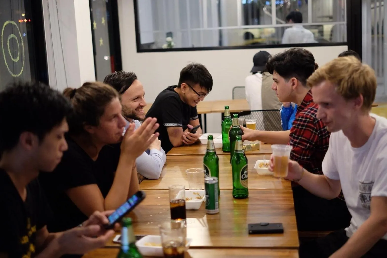 People in Yaks House Hostel