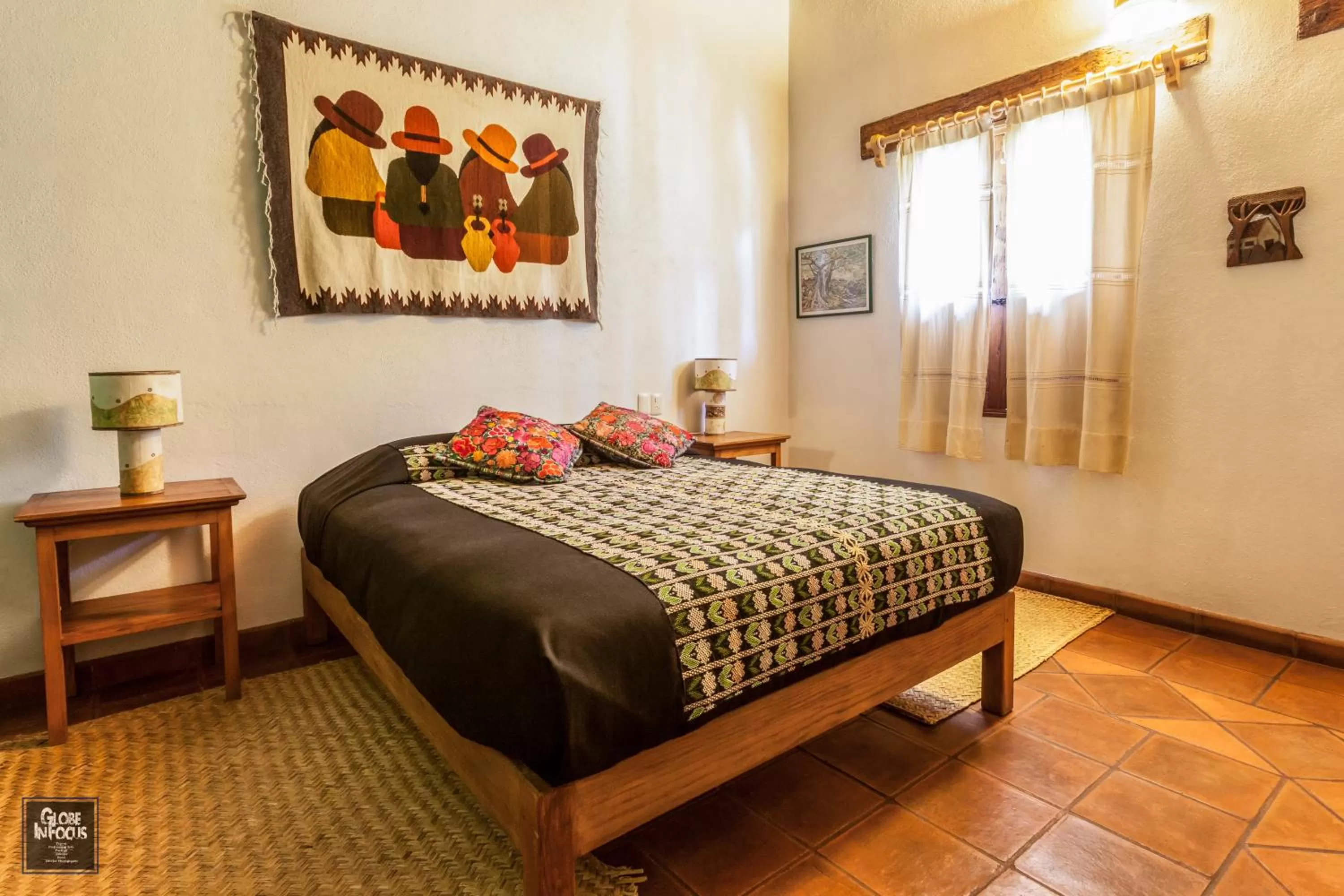 Bed in Posada Yolihuani