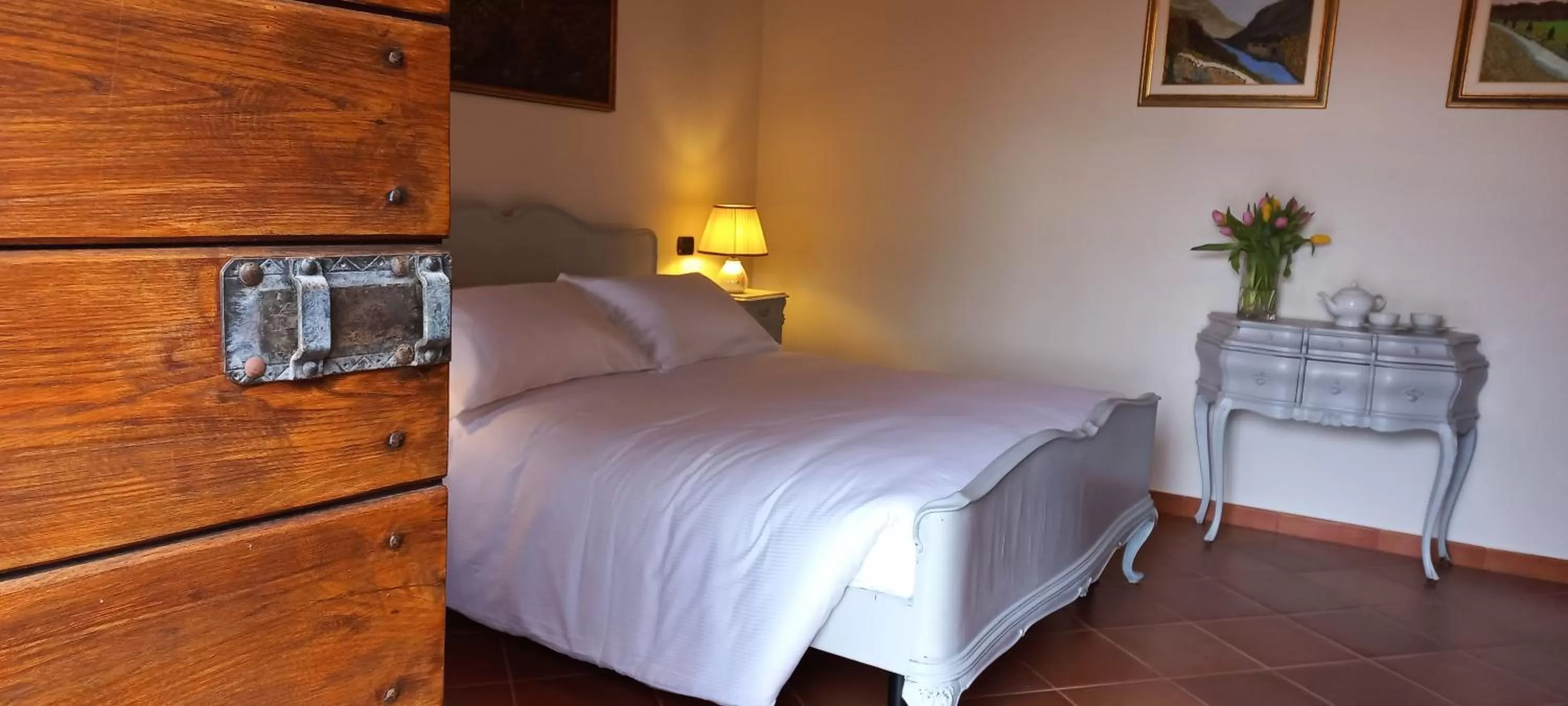 Bed in Domus Antiqua Bed & Breakfast