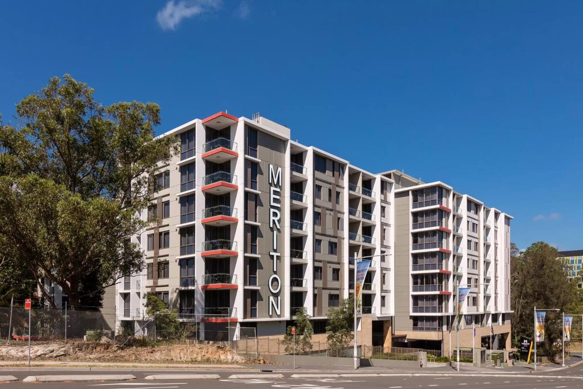 Property building in Meriton Suites North Ryde