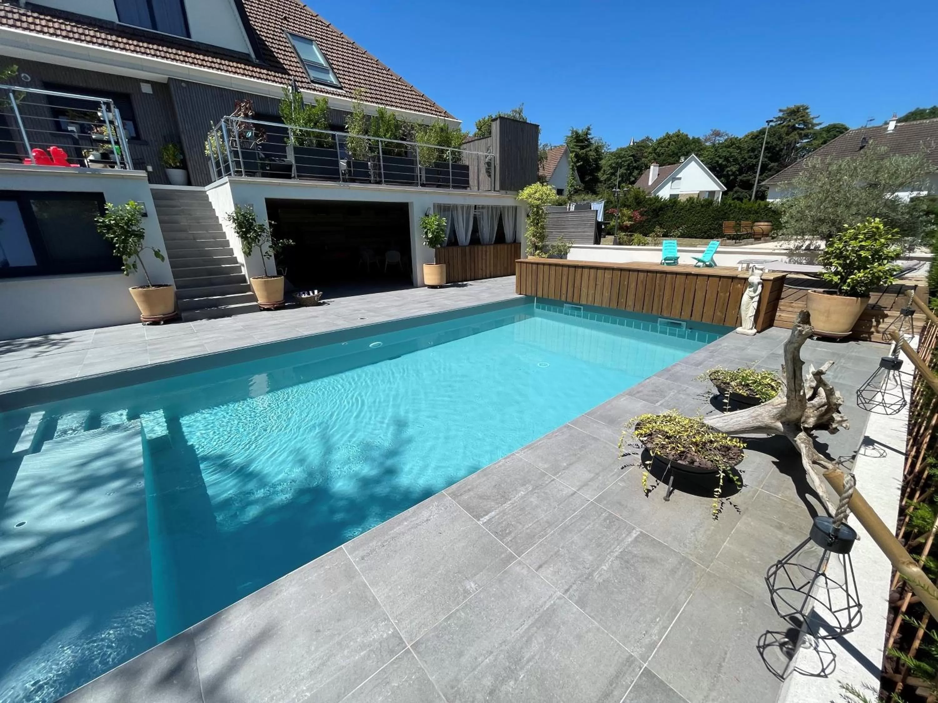 Swimming Pool in Chambre proche centre avec petit déjeuner