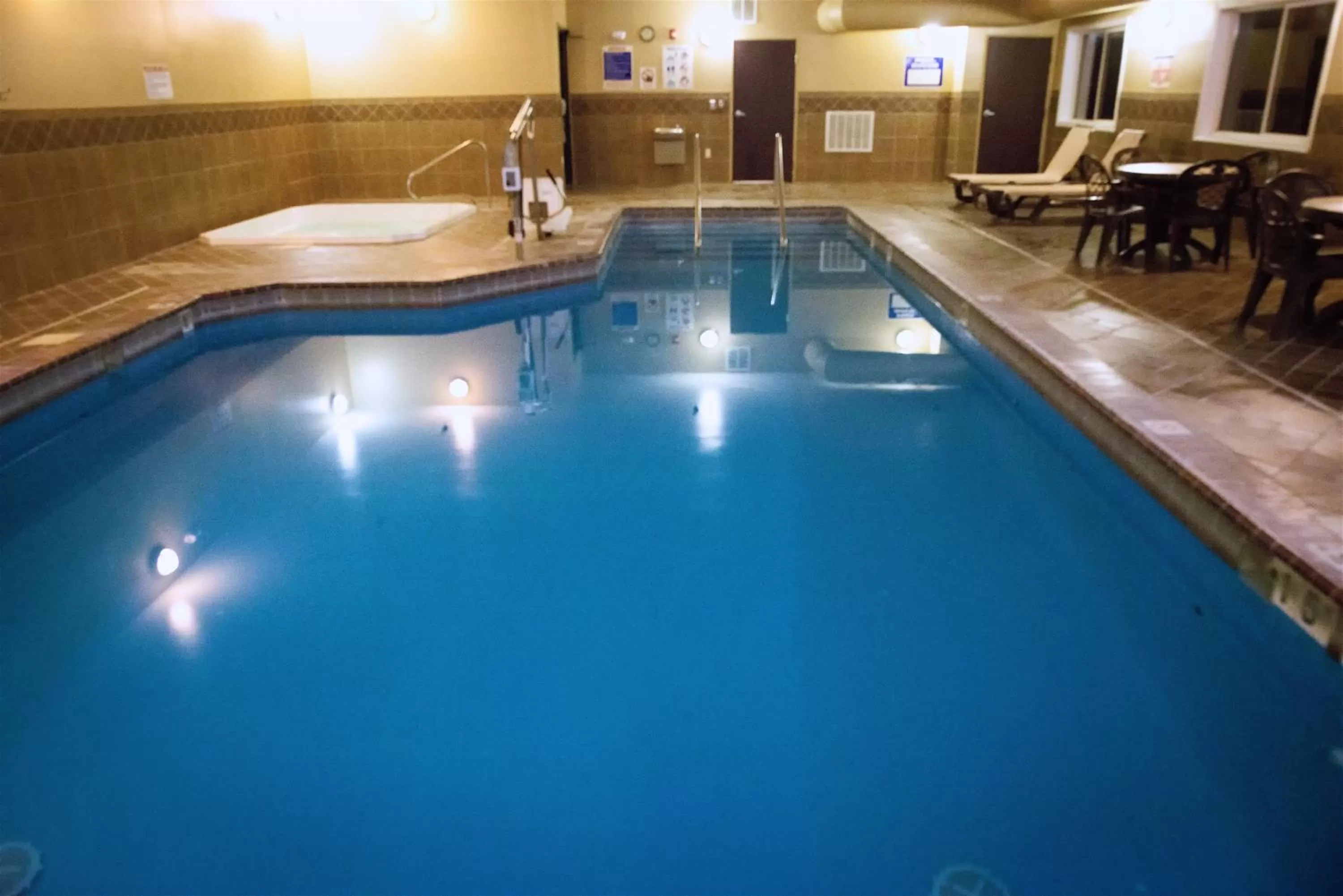 Swimming pool in Holiday Inn Express Devils Lake by IHG