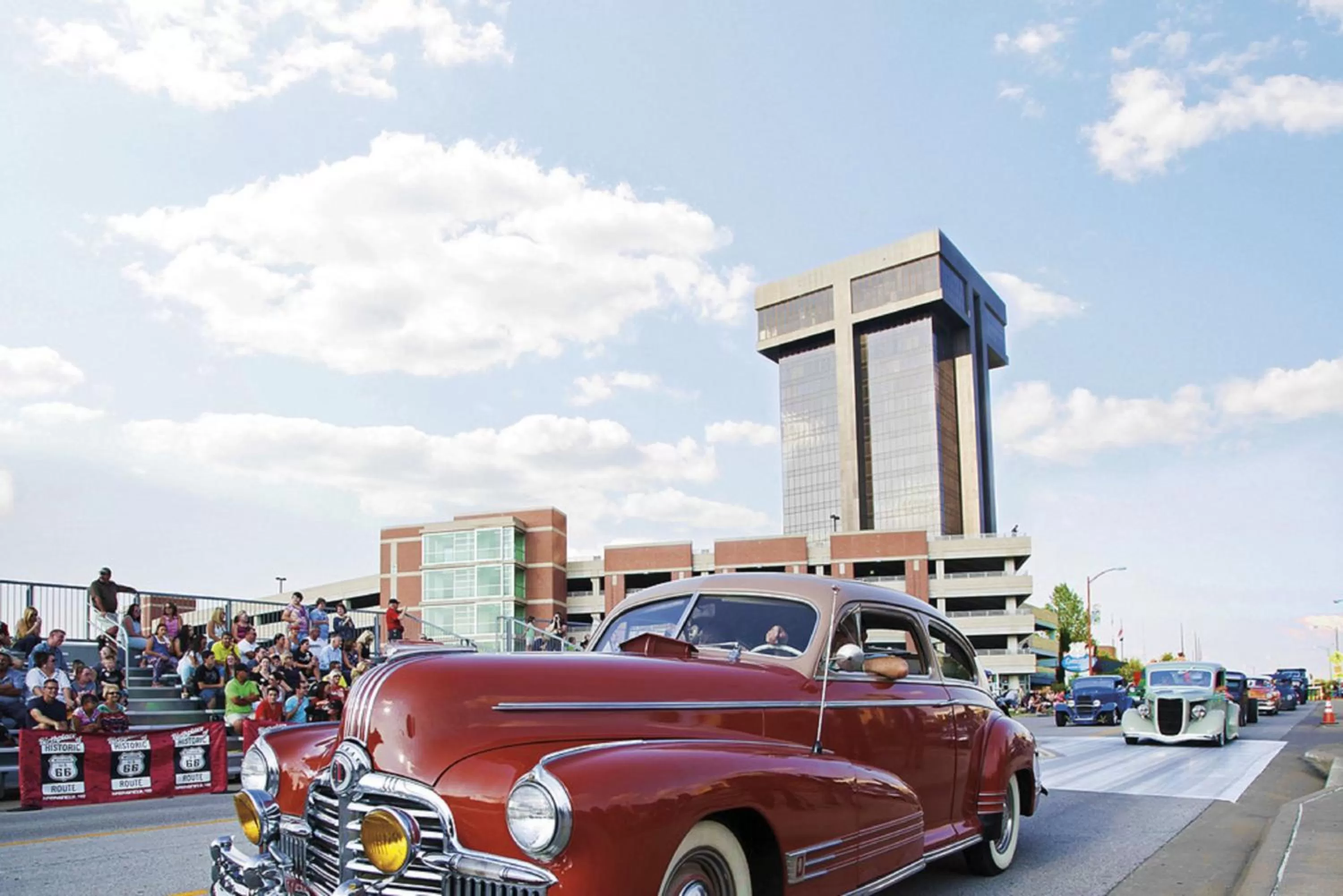 Street view in University Plaza Hotel