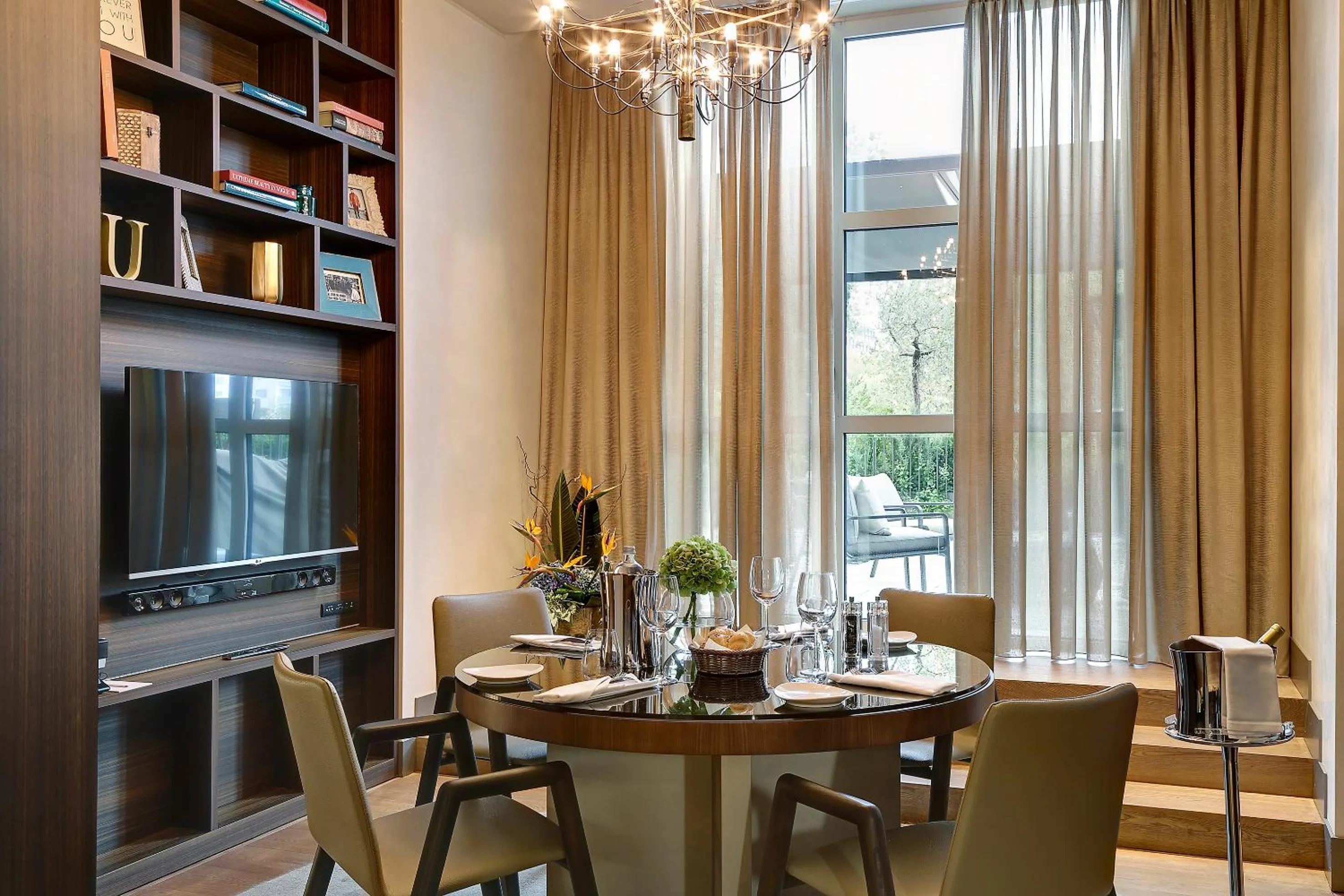 Living room in ME Milan Il Duca