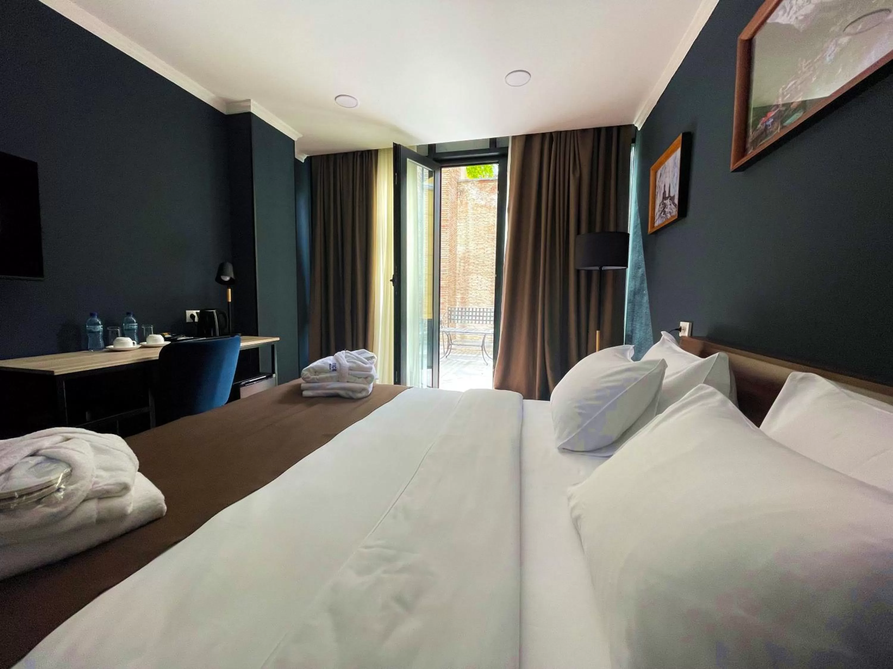 Bed in Bricks Hotel Tbilisi