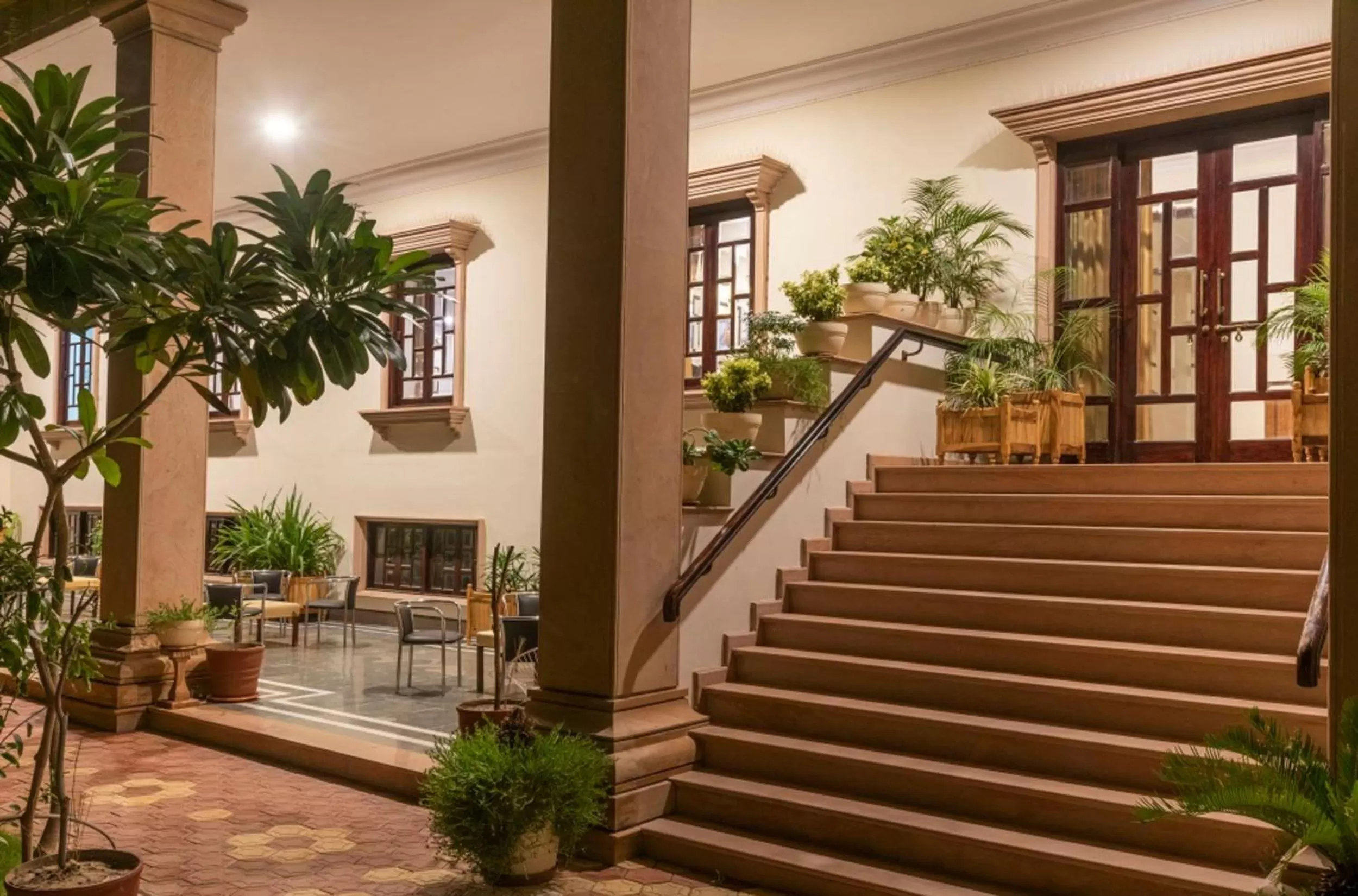 Facade/entrance in Hanuwant Niwas Jodhpur