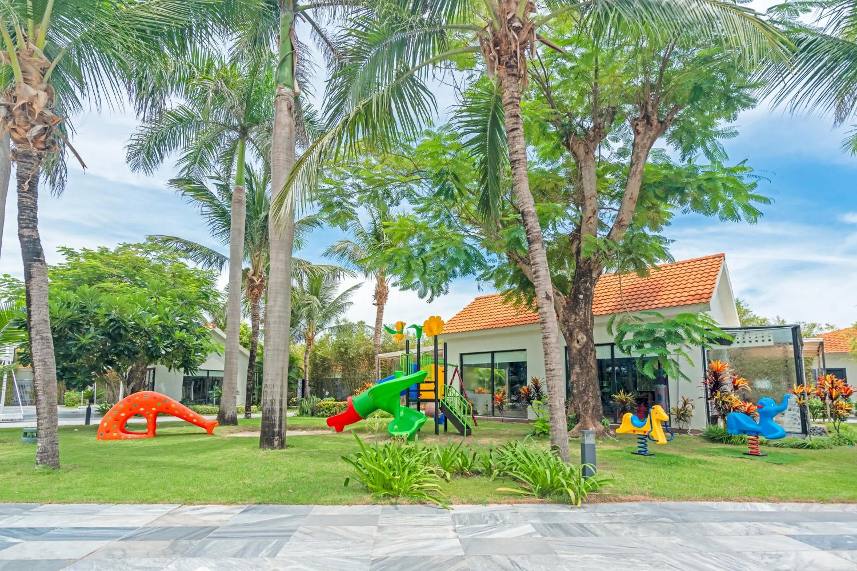 Children play ground in Grandvrio Ocean Resort Danang
