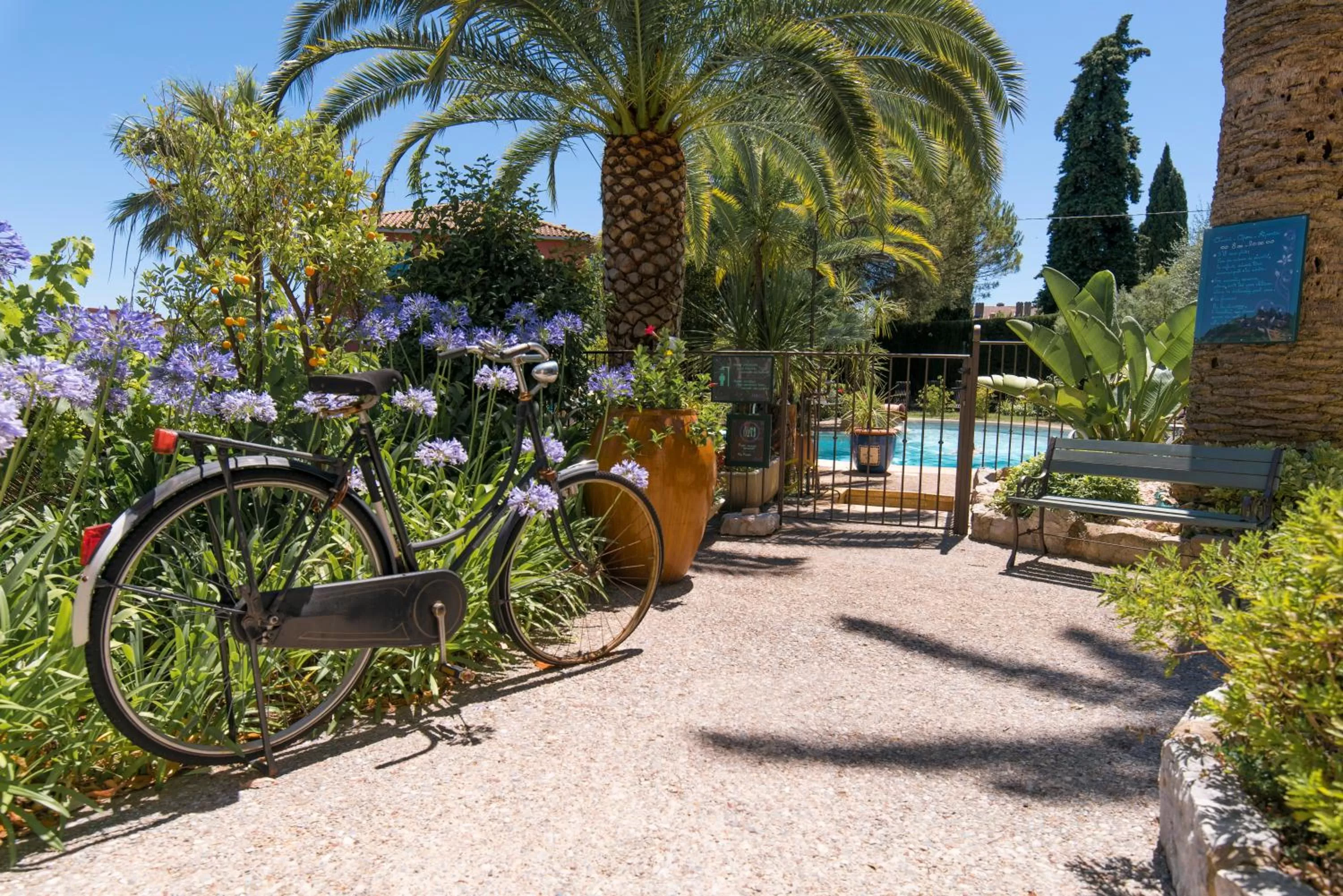 View (from property/room) in La Villa Roseraie , Hôtel Familial OUVERT TOUTE L ANNEE