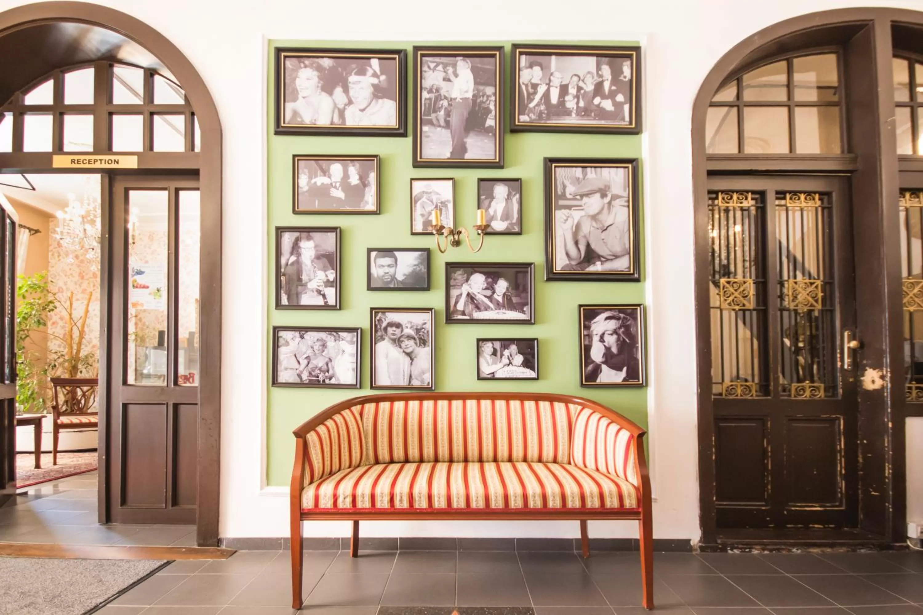 Seating area in Film Hotel