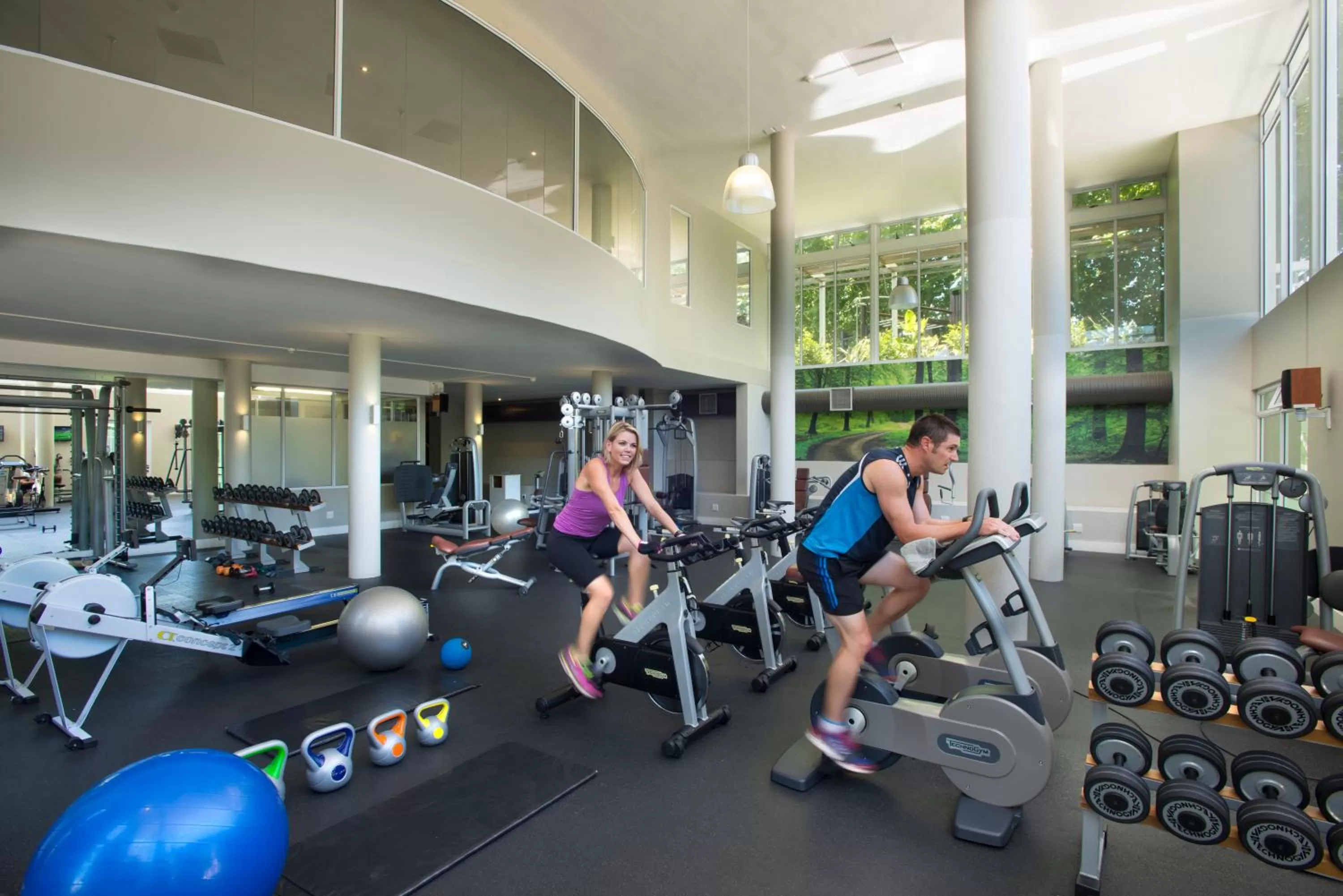 Fitness centre/facilities in Fancourt Hotel