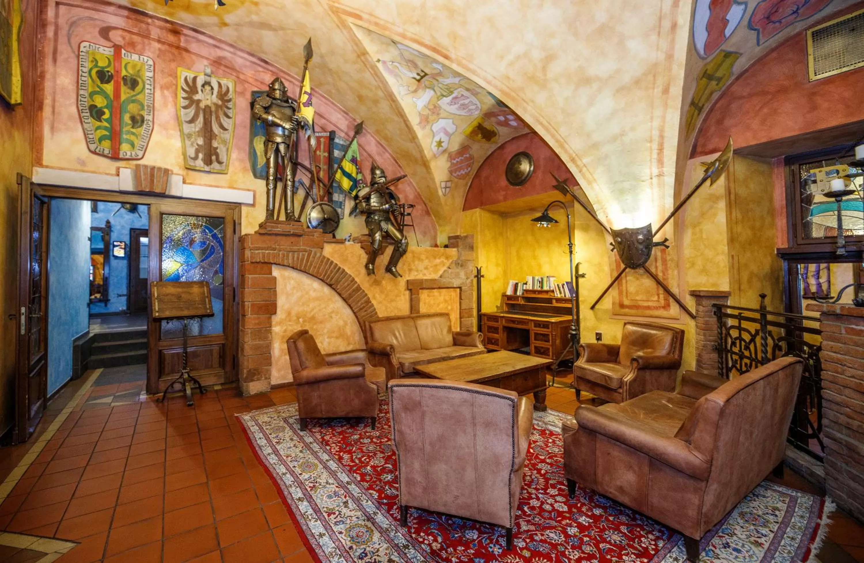 Lobby or reception in Pytloun Old Armoury Hotel Prague, Stará Zbrojnice