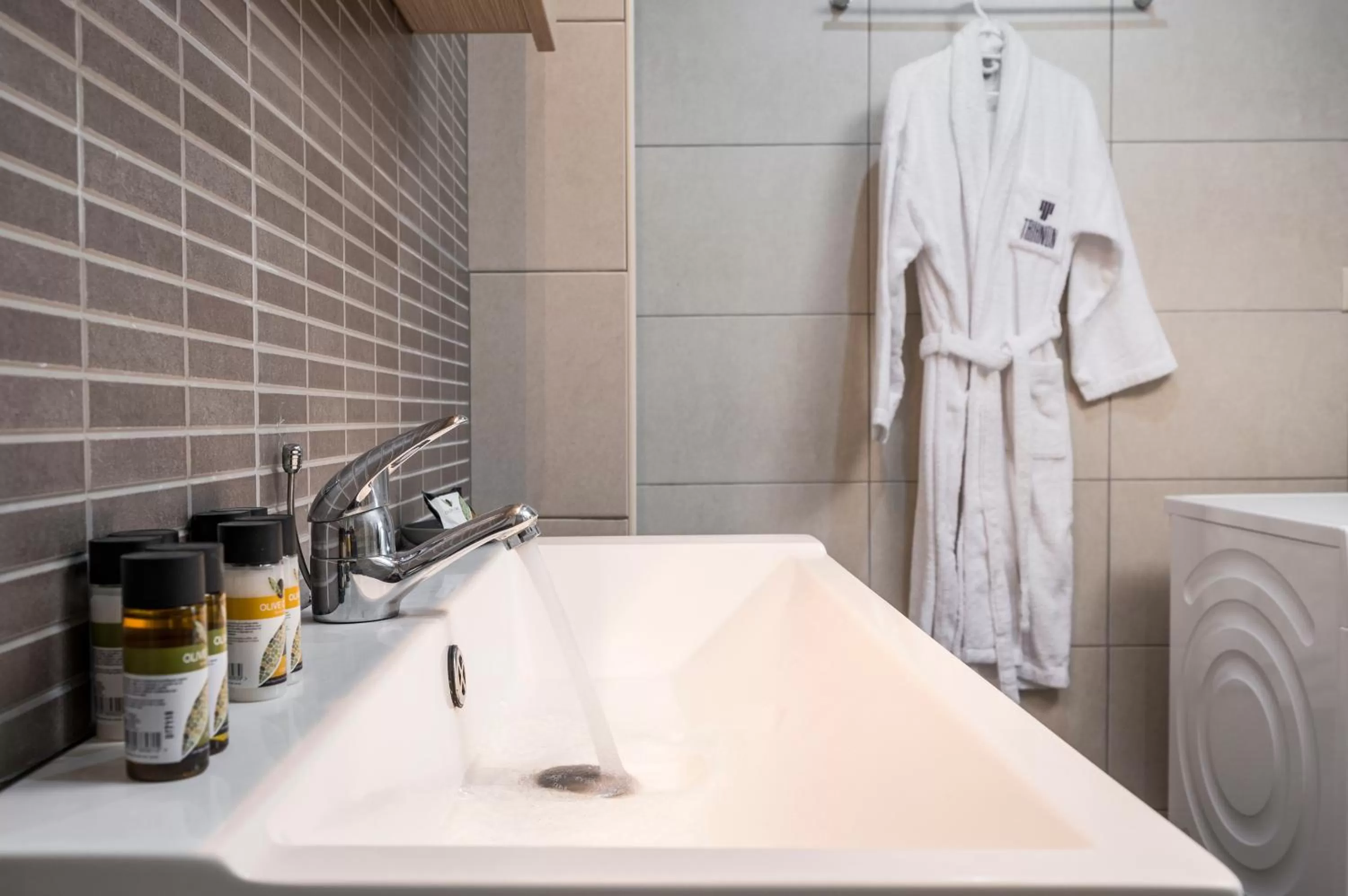 Bathroom in Trianon Luxury Apartments & Suites