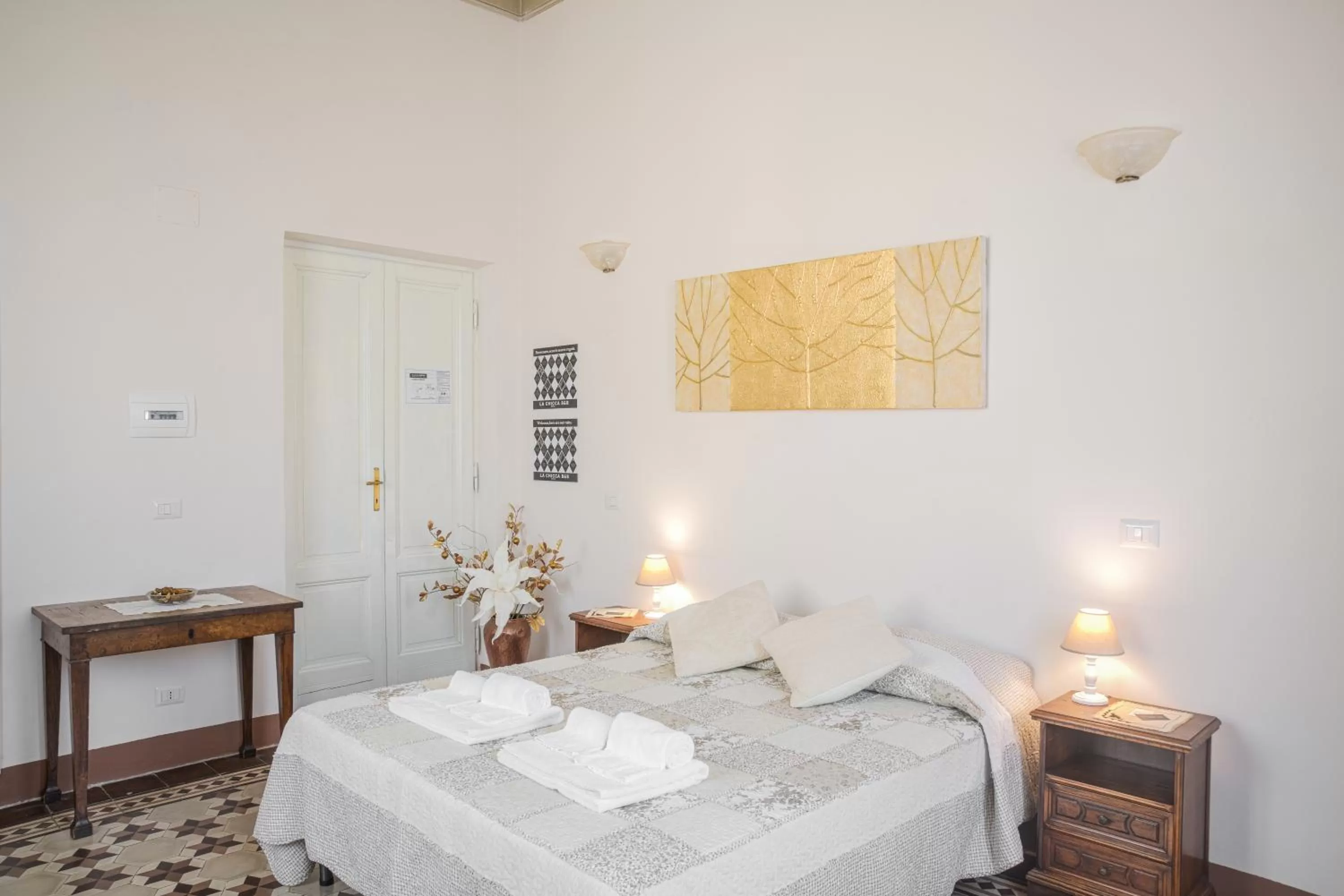 Photo of the whole room, Bed in La Chicca B&B Siena