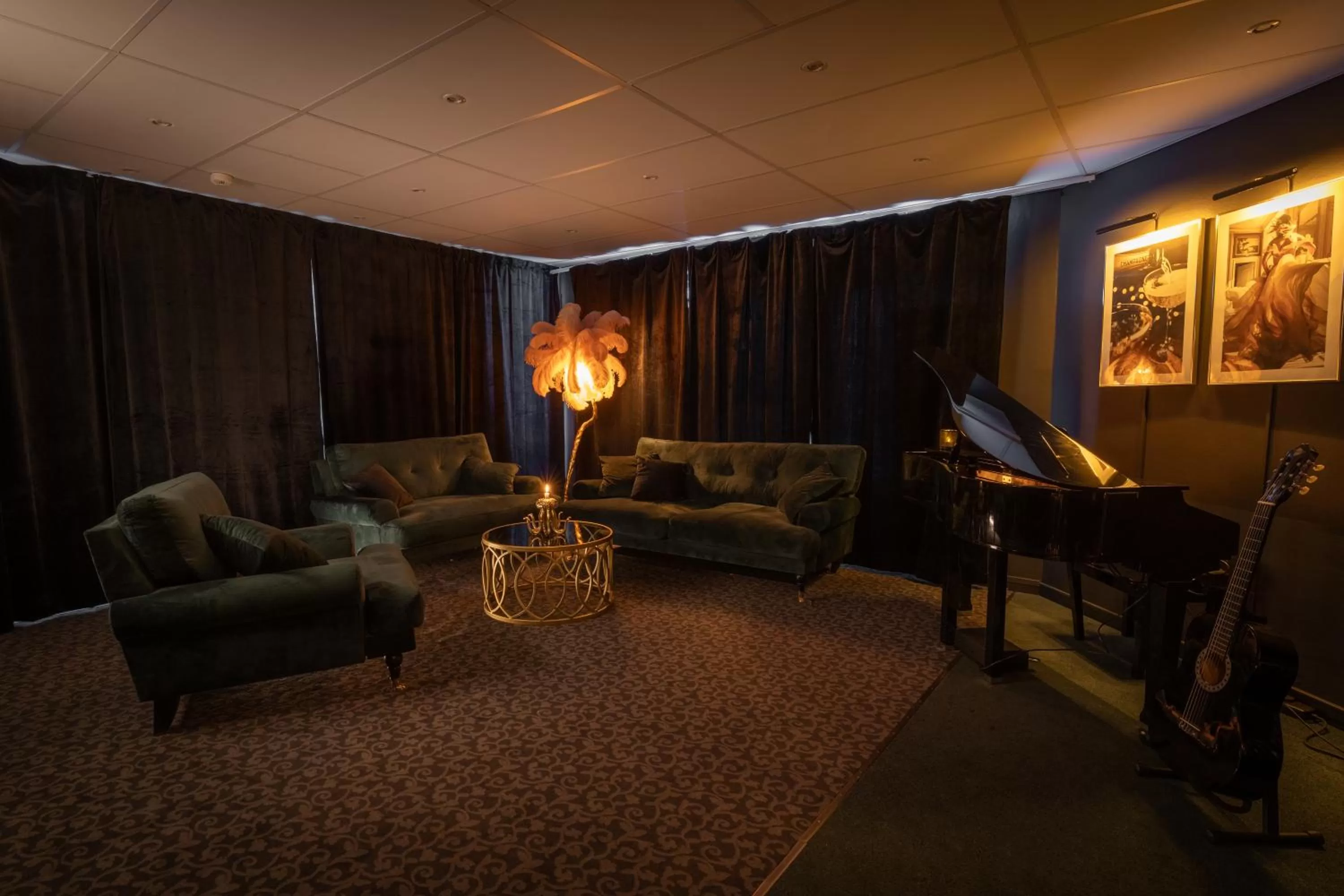 Living room in Hotell Entré Norr