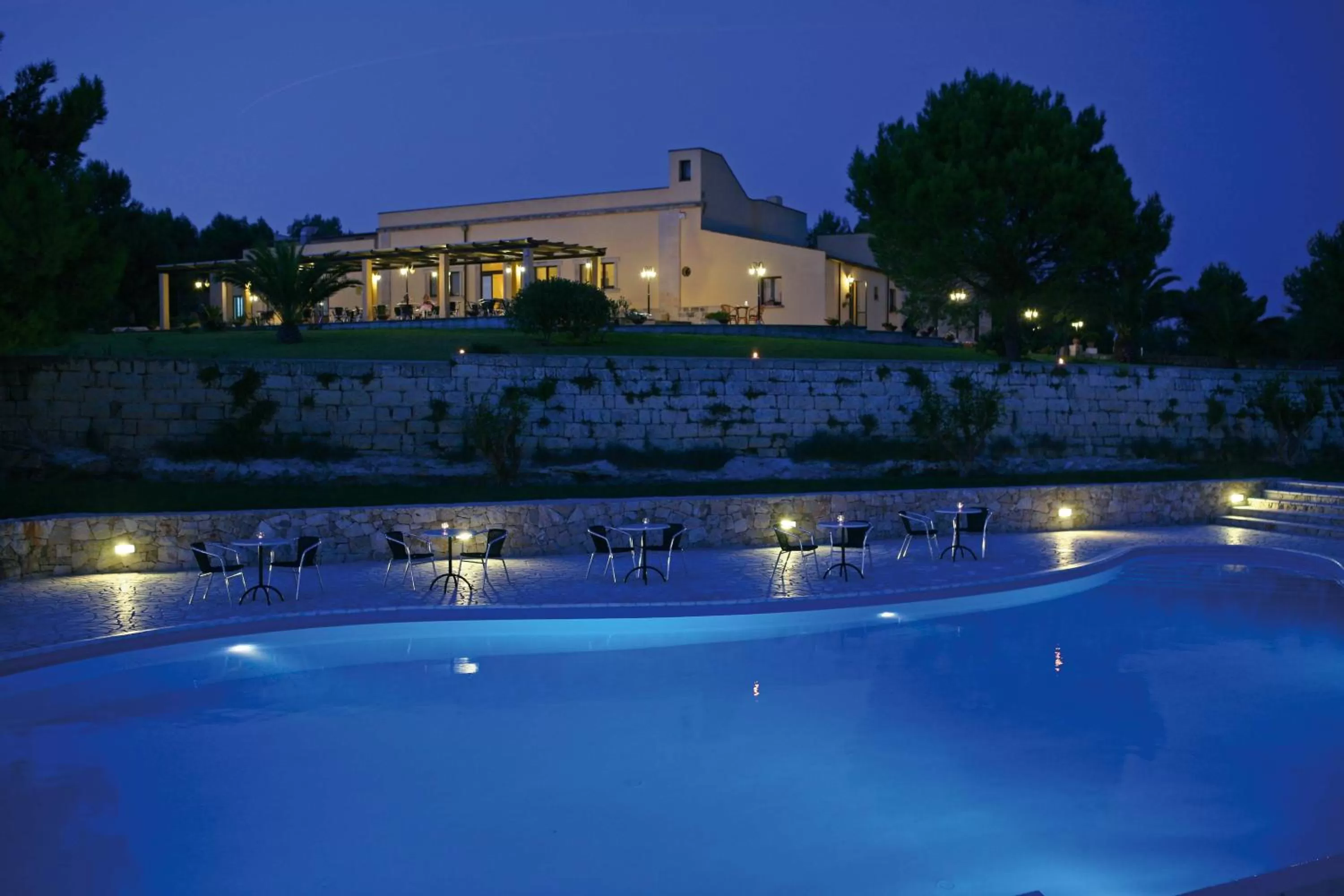 Swimming pool in Masseria Panareo