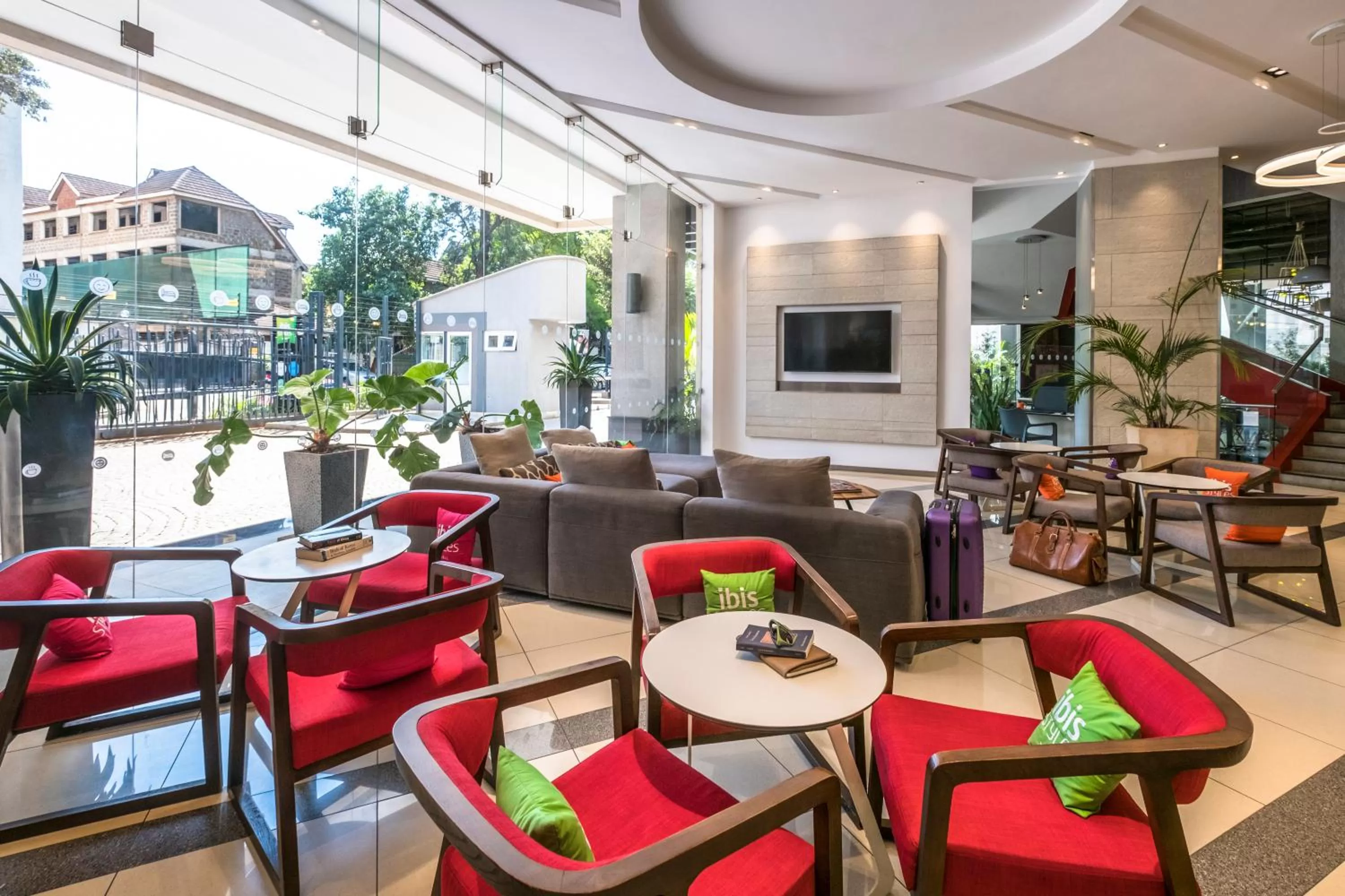 Communal lounge/ TV room in ibis Styles - Nairobi, Westlands
