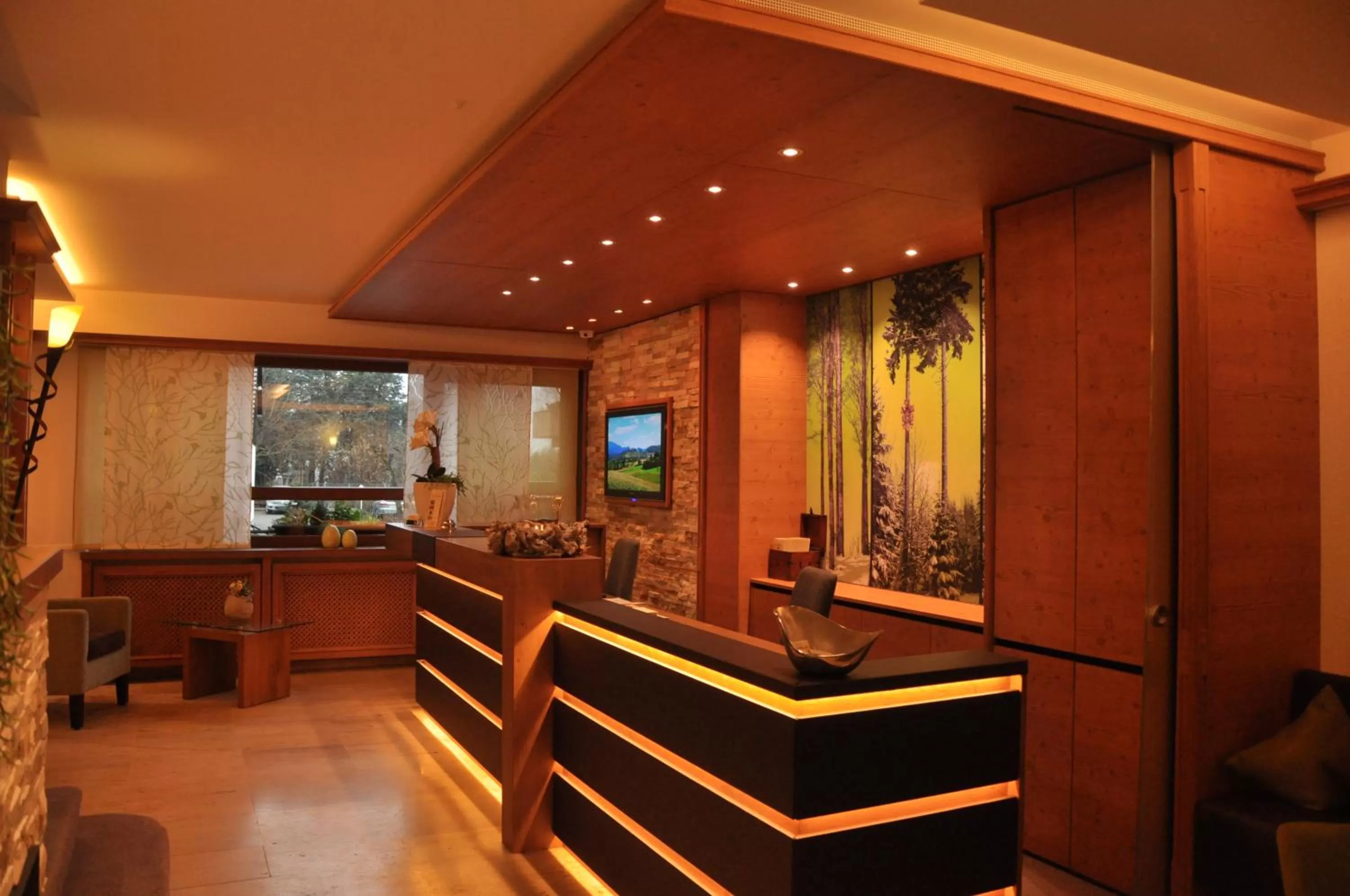 Lobby or reception in Hotel-Restaurant Bierhäusle