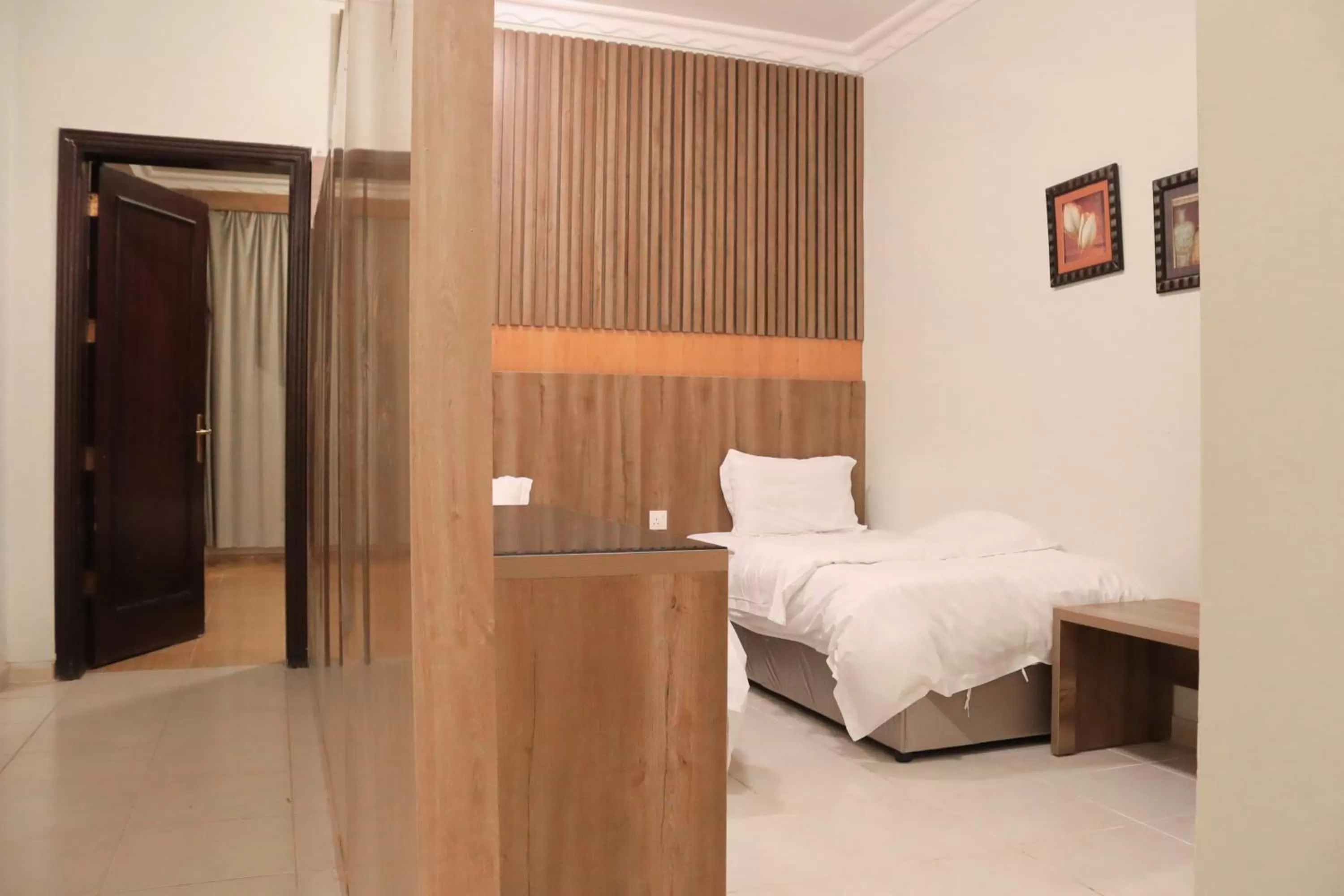 Bed in منتجع الاحلام ينبع & Alahlam Resort Yanbu