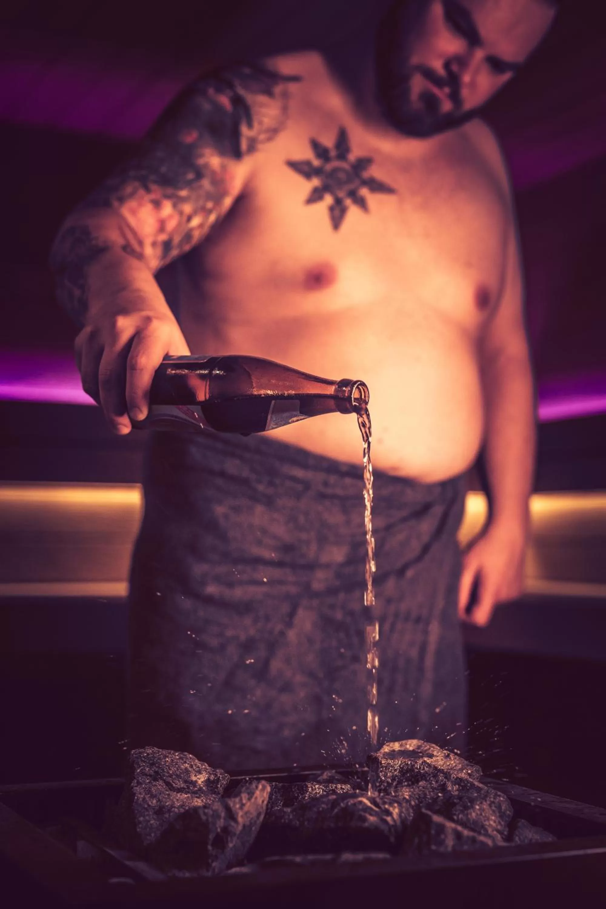 Sauna in Rock&Chill Hotel Falter