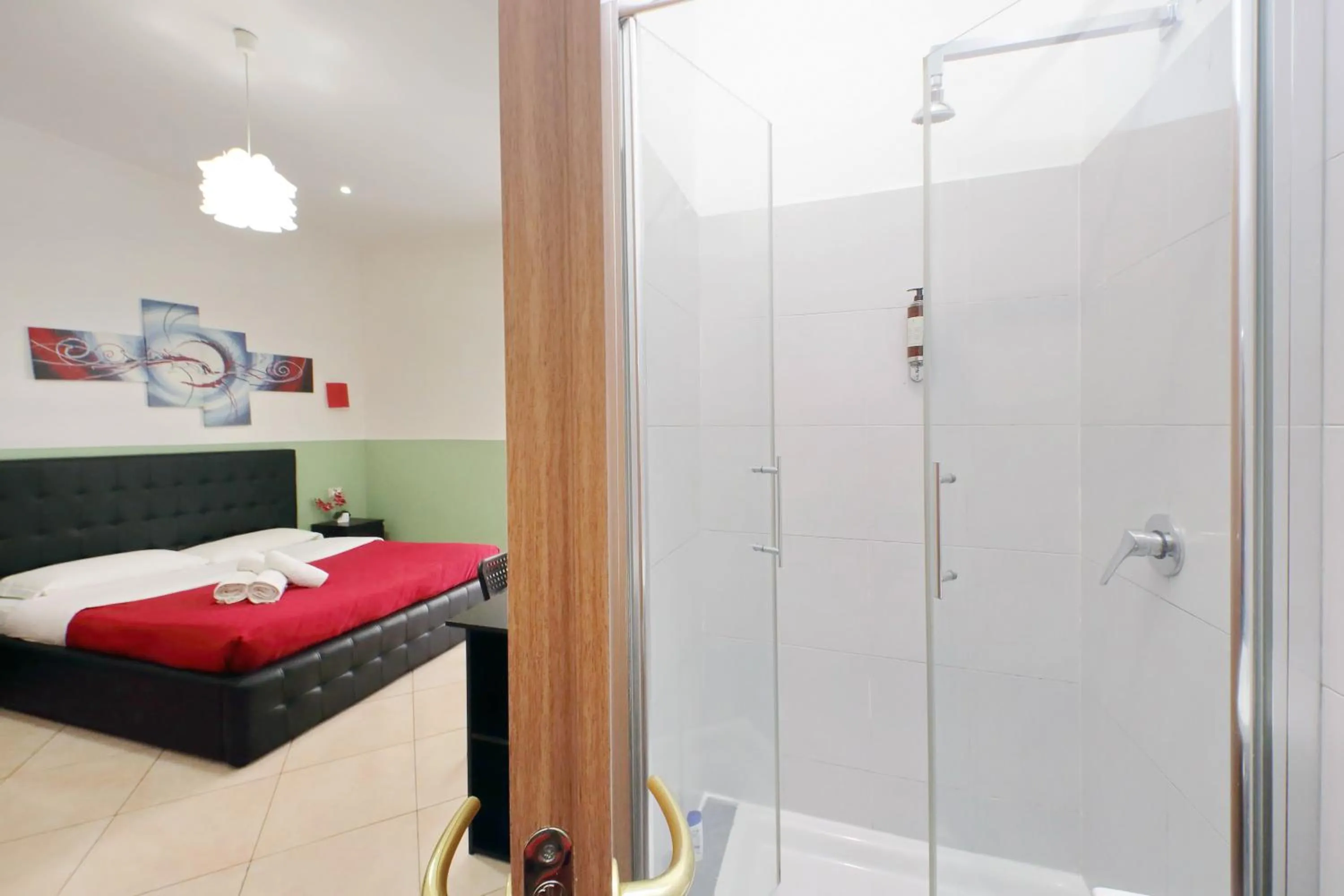 Bathroom, Bed in Dandi Domus