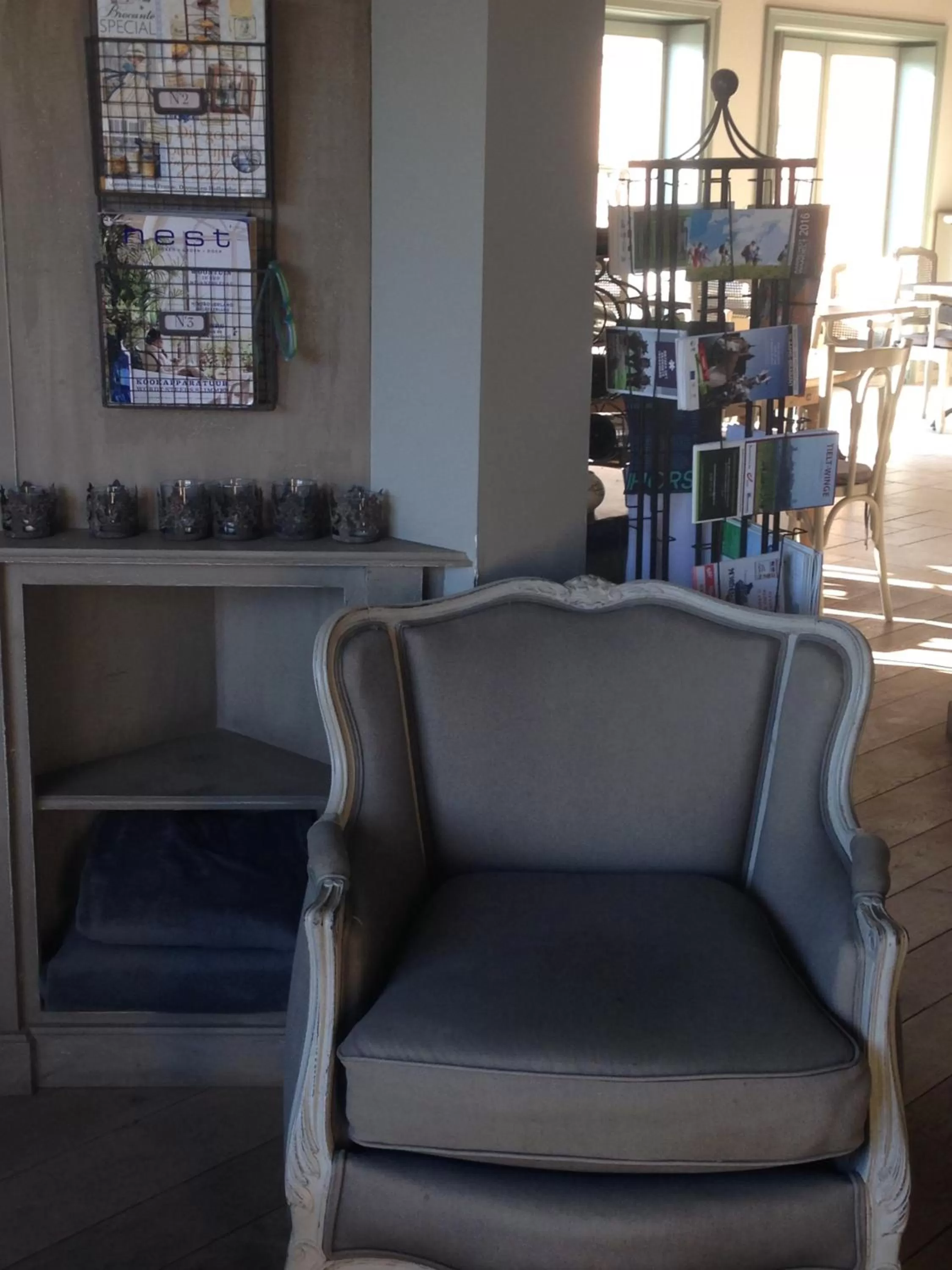 Communal lounge/ TV room in B&B Silentium