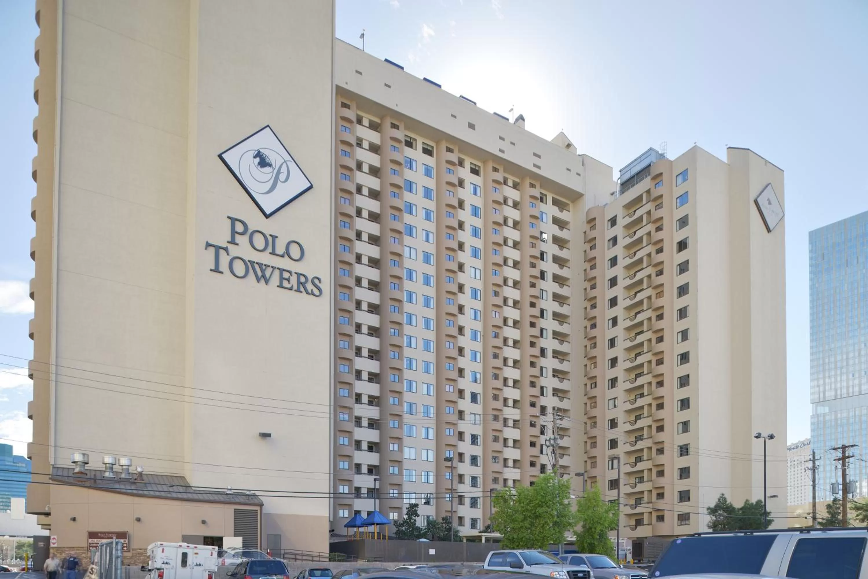 Property building in Hilton Vacation Club Polo Towers Las Vegas