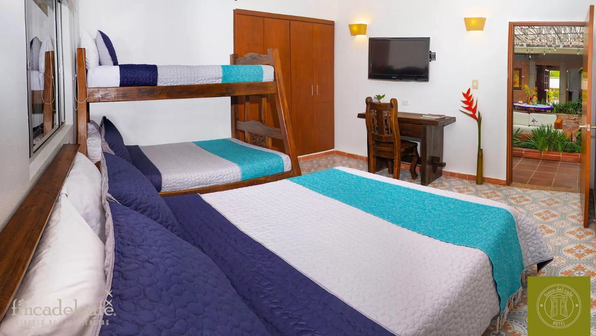 Photo of the whole room, Bed in Finca del Café - Casa Typica