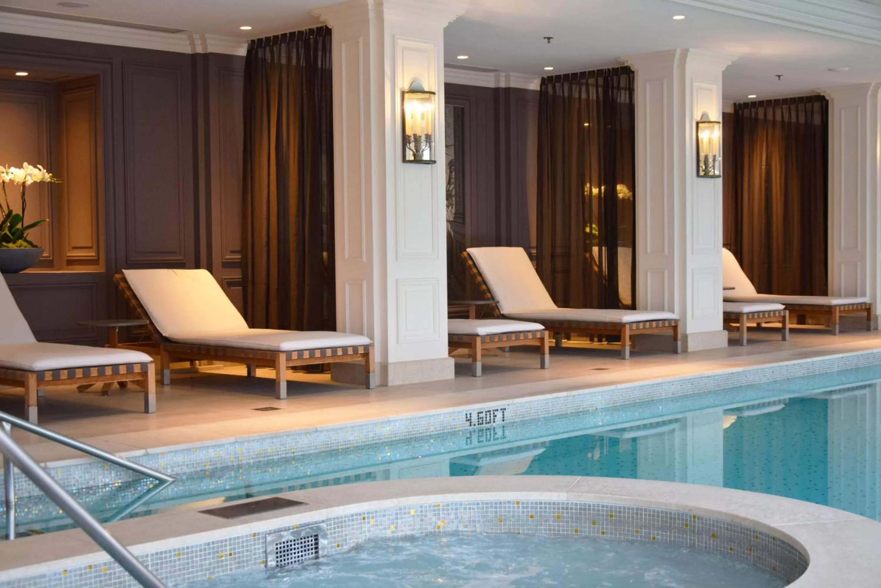 Swimming pool in InterContinental Amstel Amsterdam by IHG