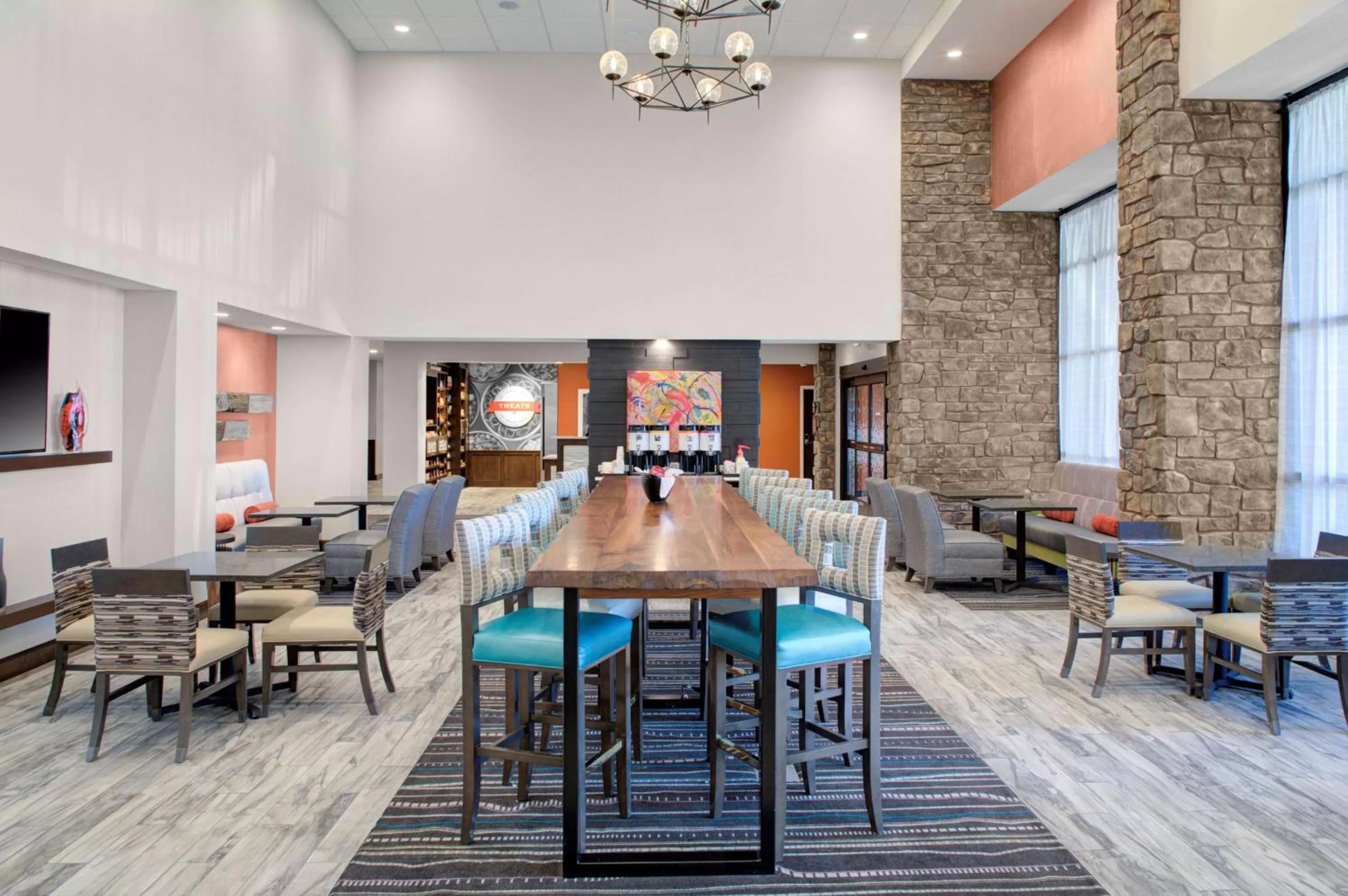 Lobby or reception in Hampton Inn Suites Flagstaff East