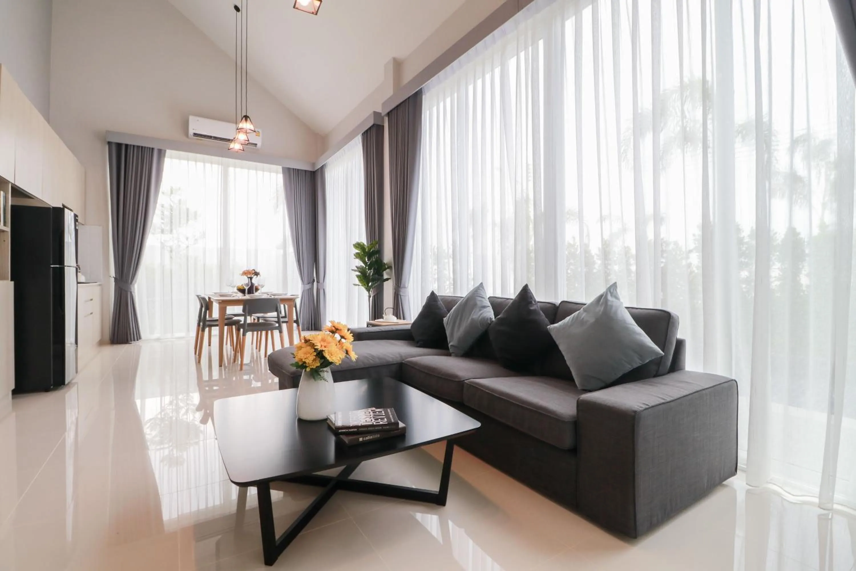 Living room in Chaum Haus Pool Villas
