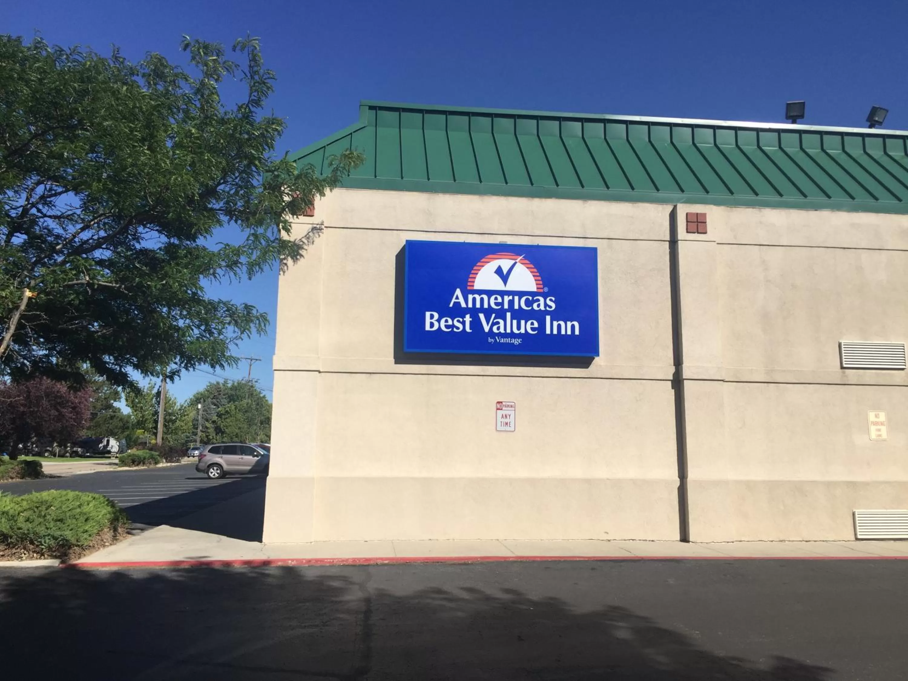Property building in Americas Best Value Inn & Suites-Boise