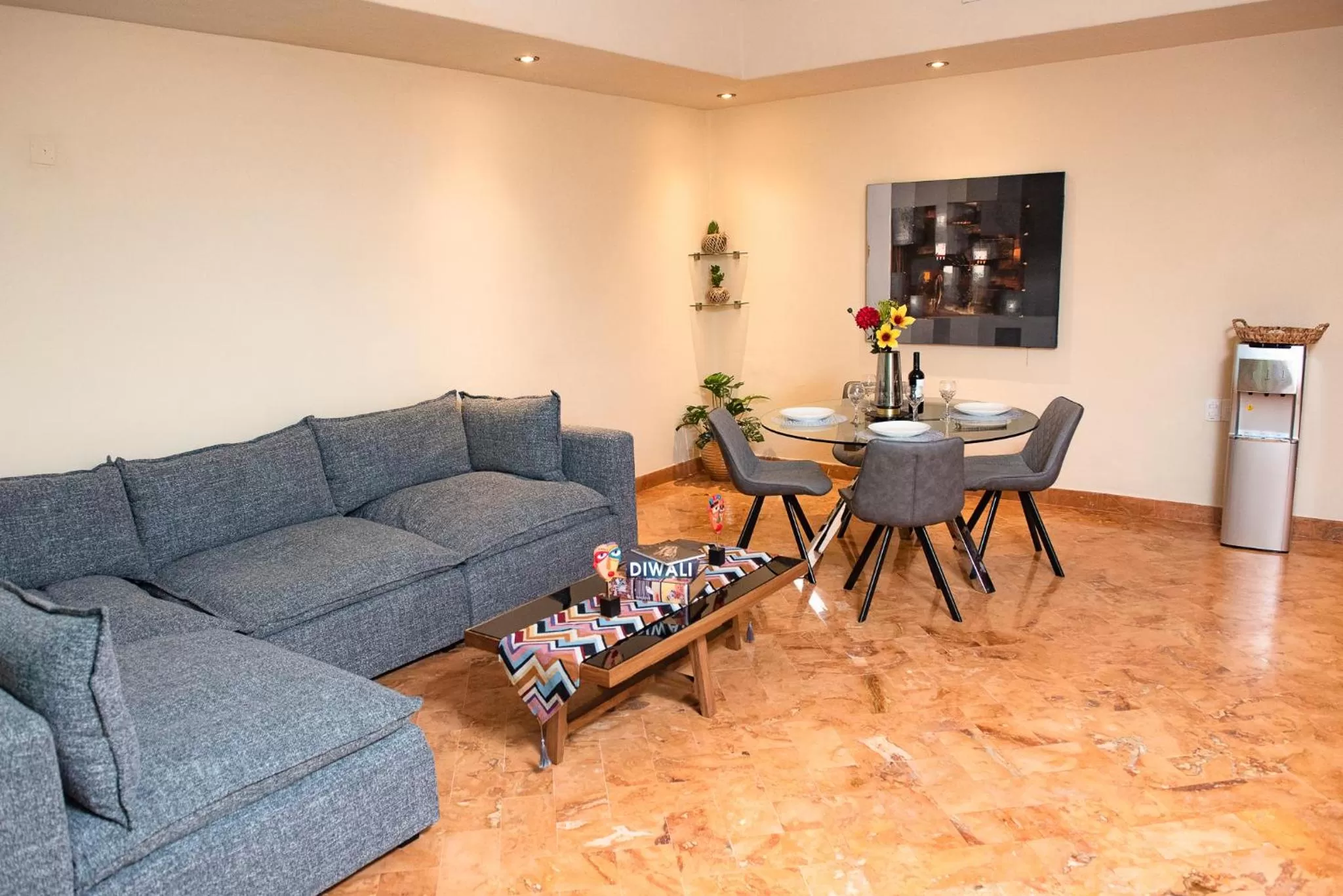 Living room in Porto Playa Condo Hotel and Beach Club