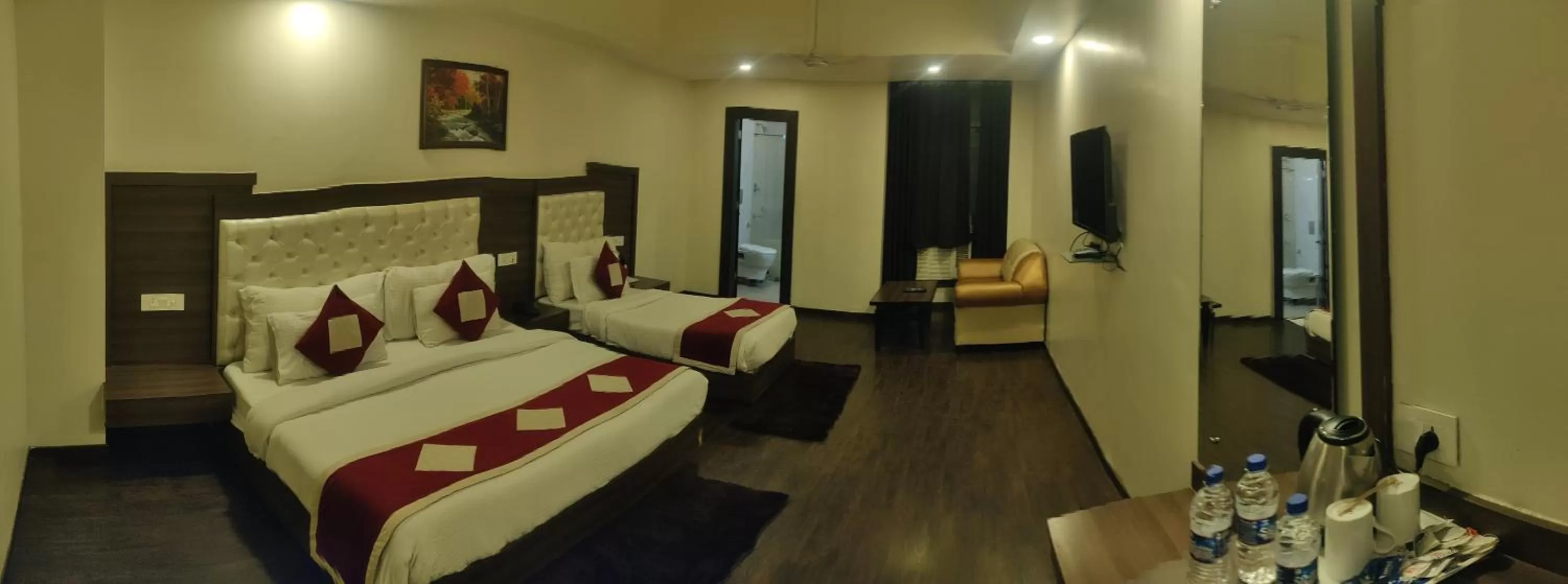 Superior Triple Room with Banganga / Helipad Transfers in Hotel The Royal Krishna