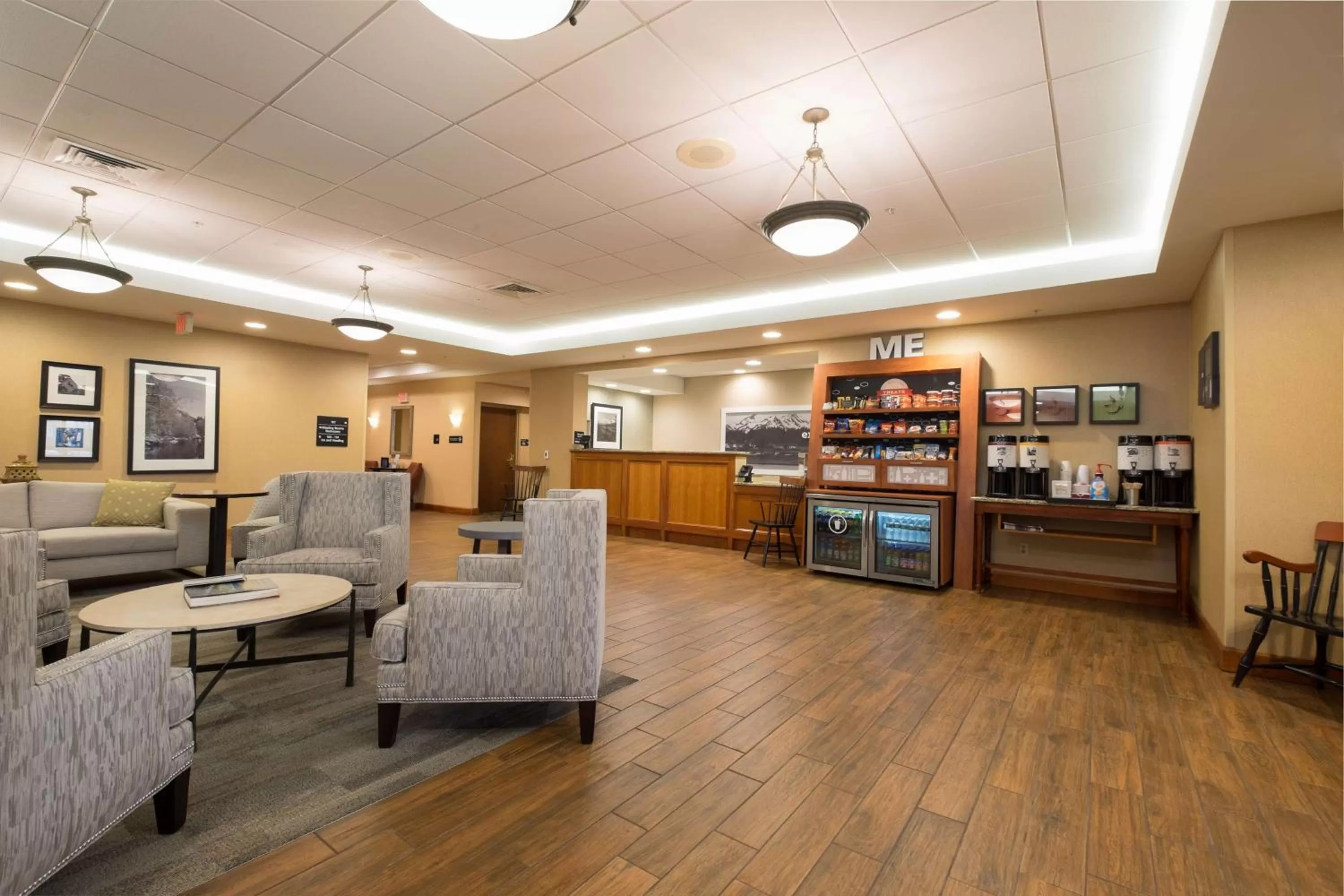 Lobby or reception in Hampton Inn Waterville