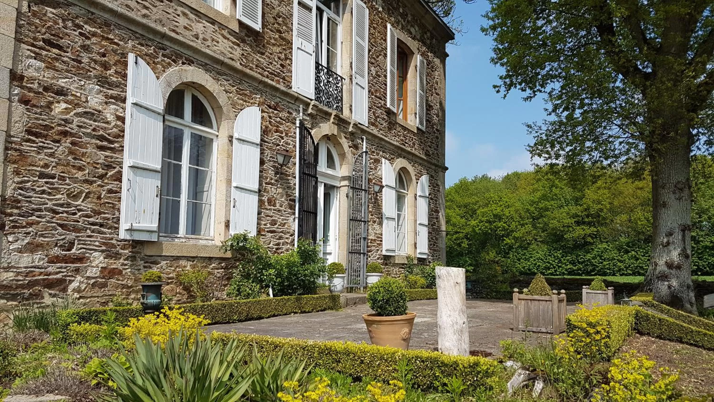 Facade/entrance in Le Manoir de la Bigotière