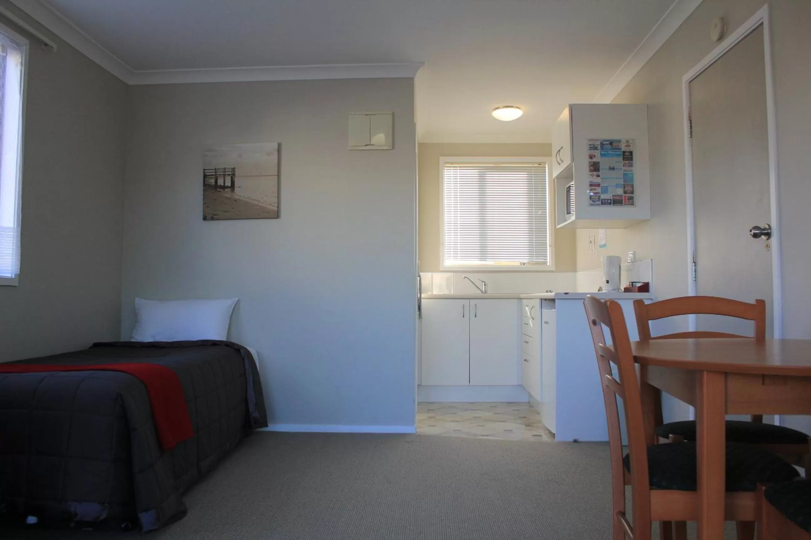 Bed in Coronation Court Motel