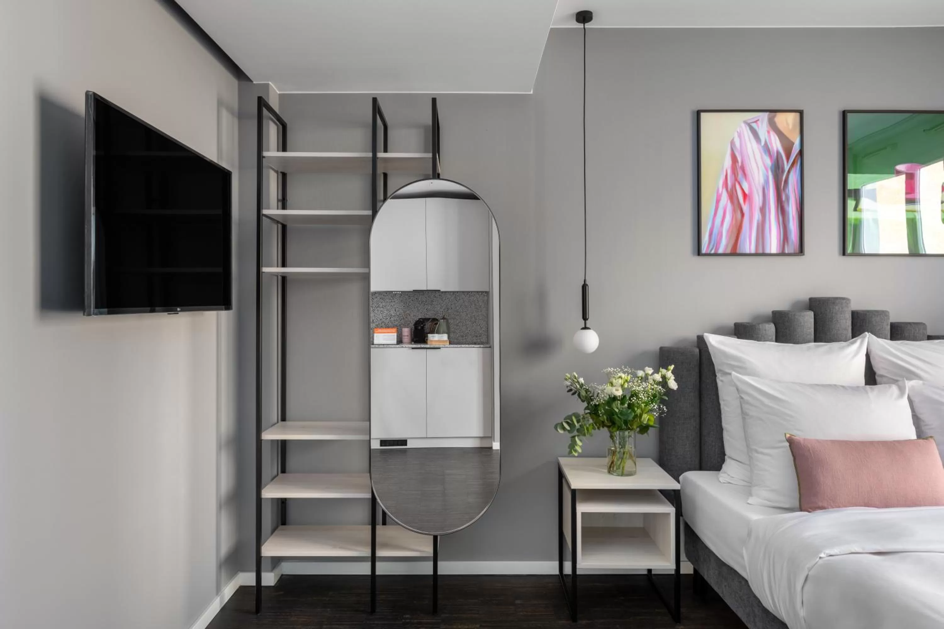 Bedroom, Bed in Numa Berlin Boxer