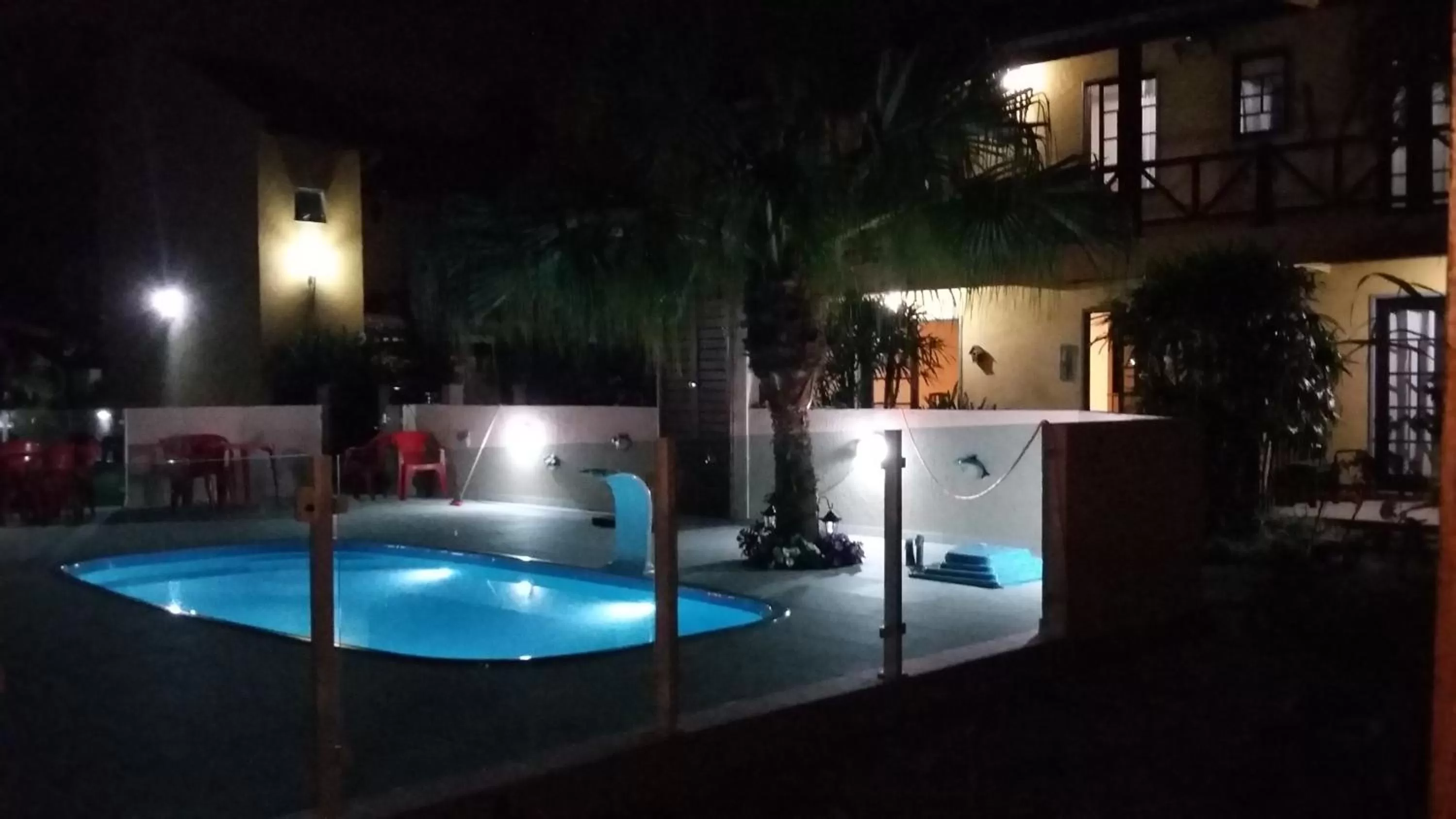 Pool view in Pousada Santa Genoveva campeche