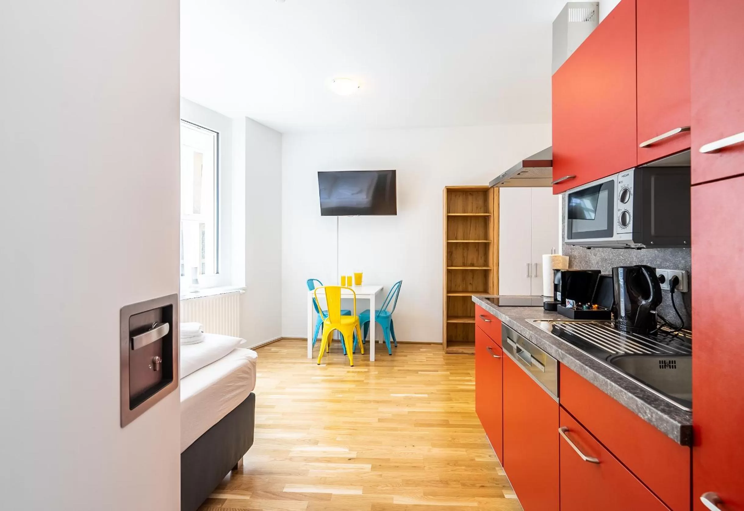 Bed in FeelGood Apartments SmartLiving | contactless check-in