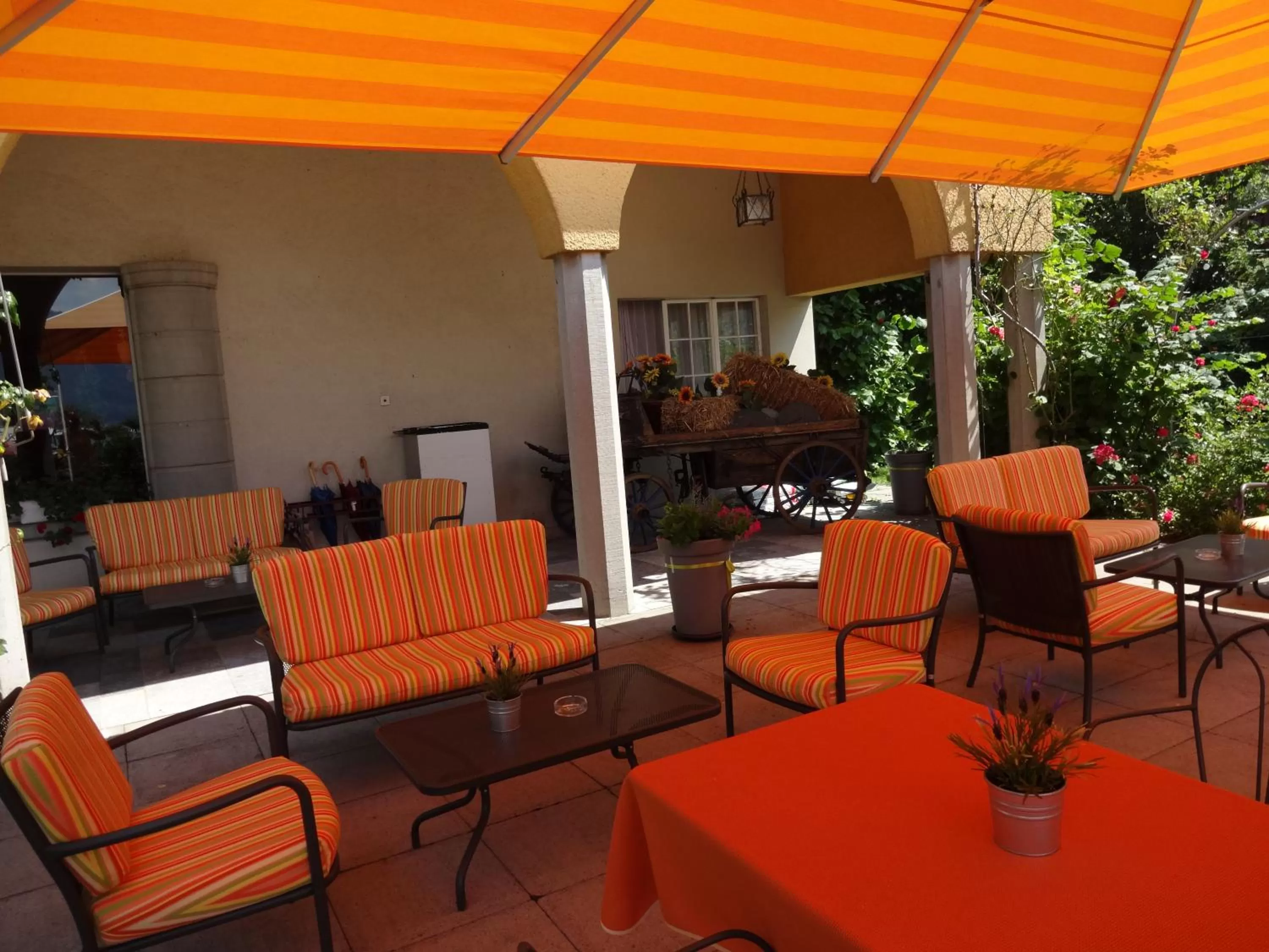 Garden in Hotel Schweizerhof