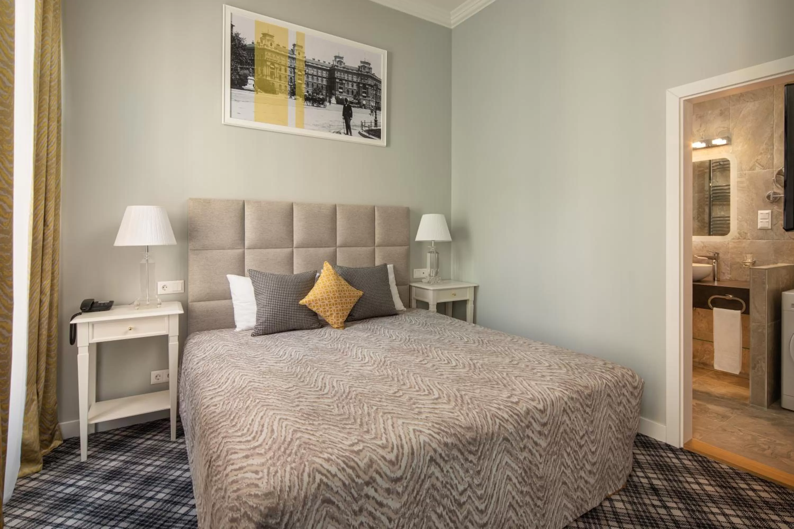 Bedroom, Bed in Mamaison Residence Izabella Budapest