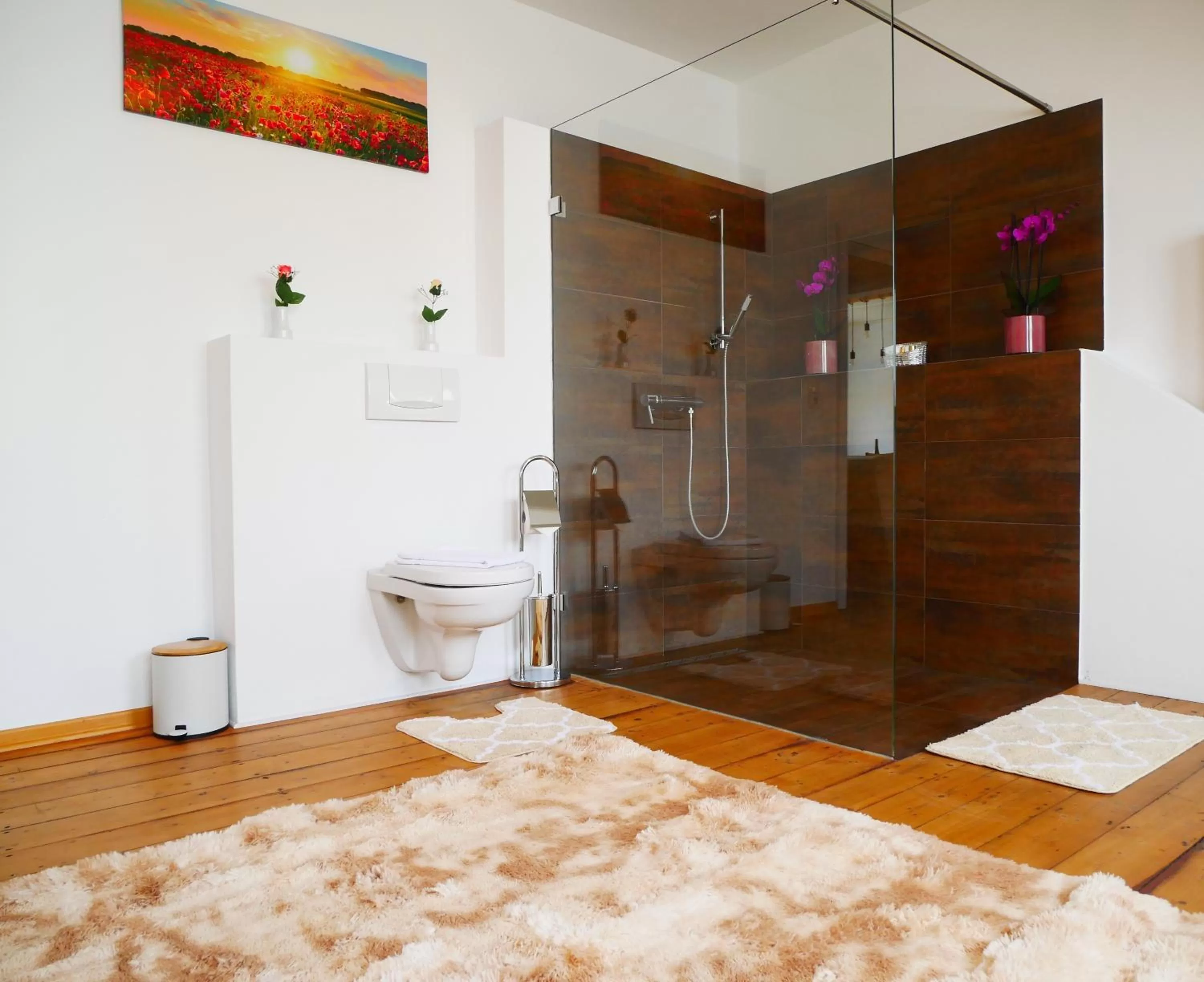 Shower in Pension Helma