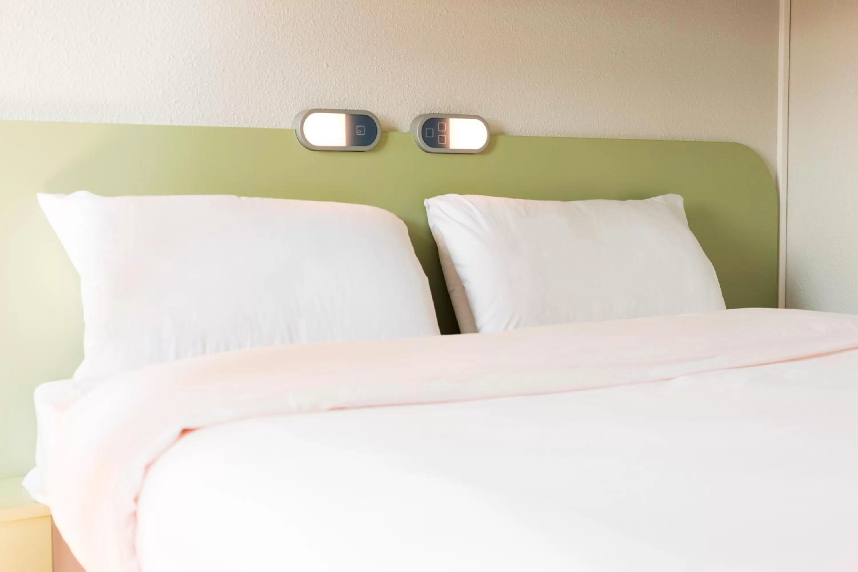 Decorative detail, Bed in ibis budget Granville