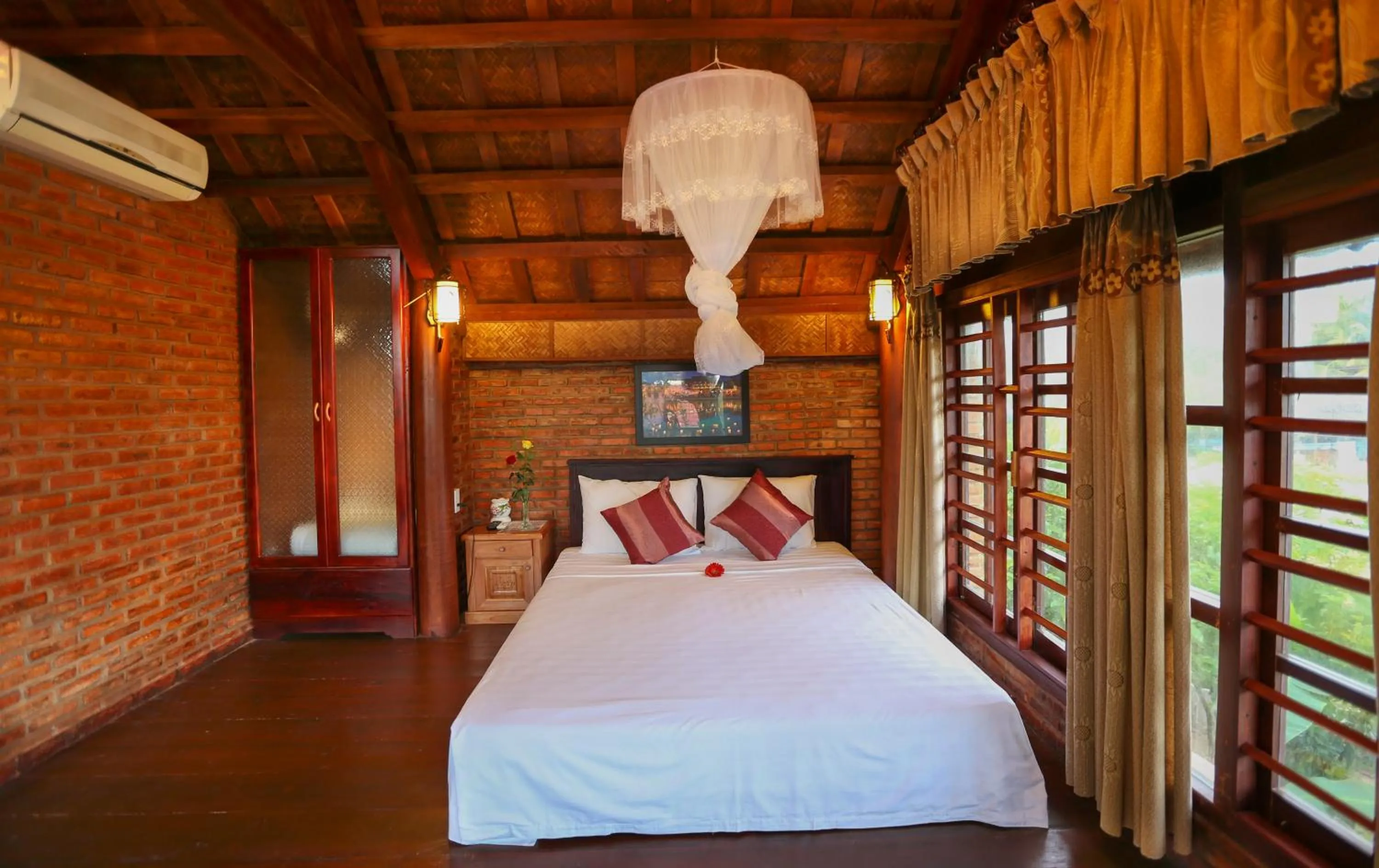 Bedroom, Bed in Seaside An Bang Homestay