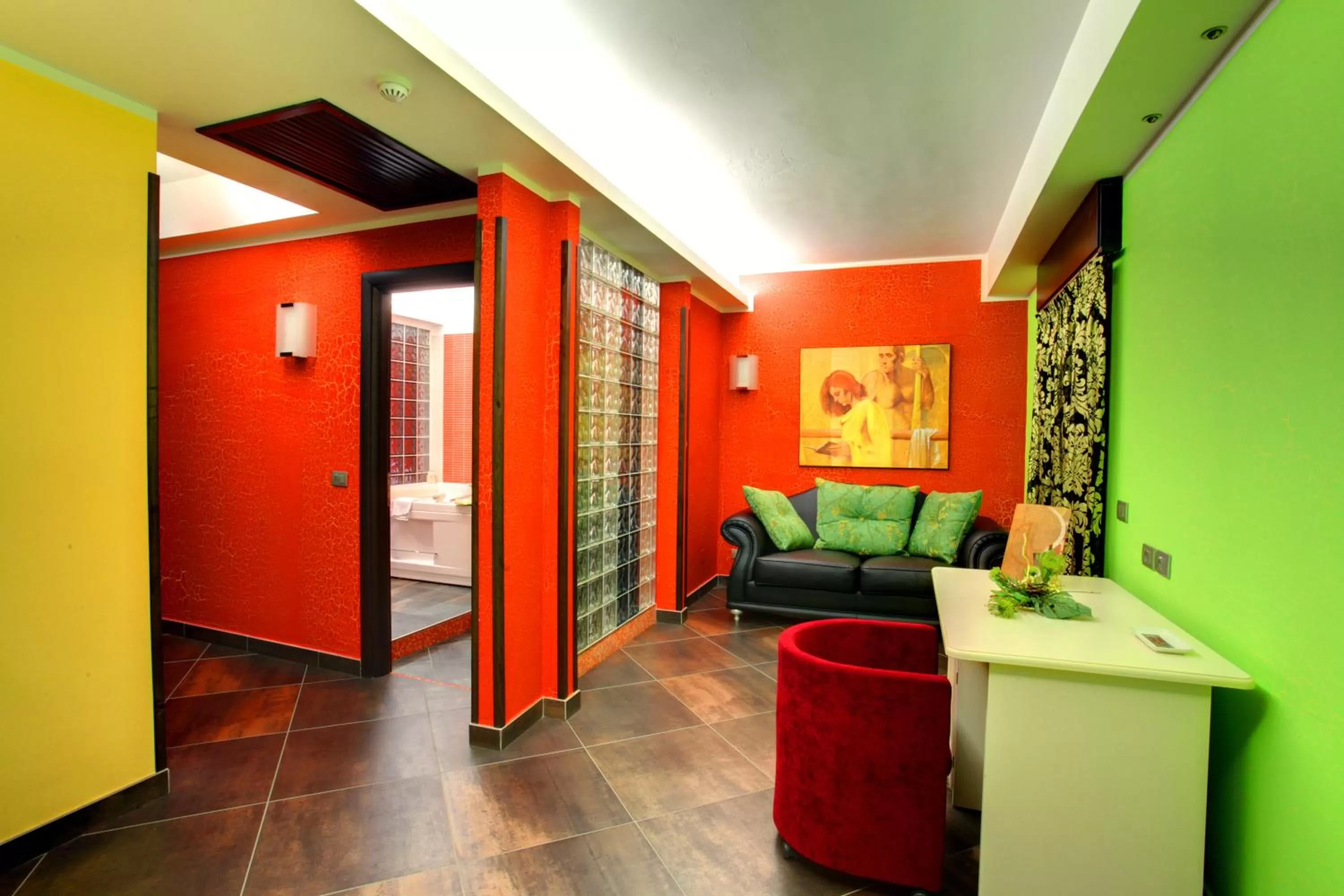 Seating area in Abalon Pompei Resort