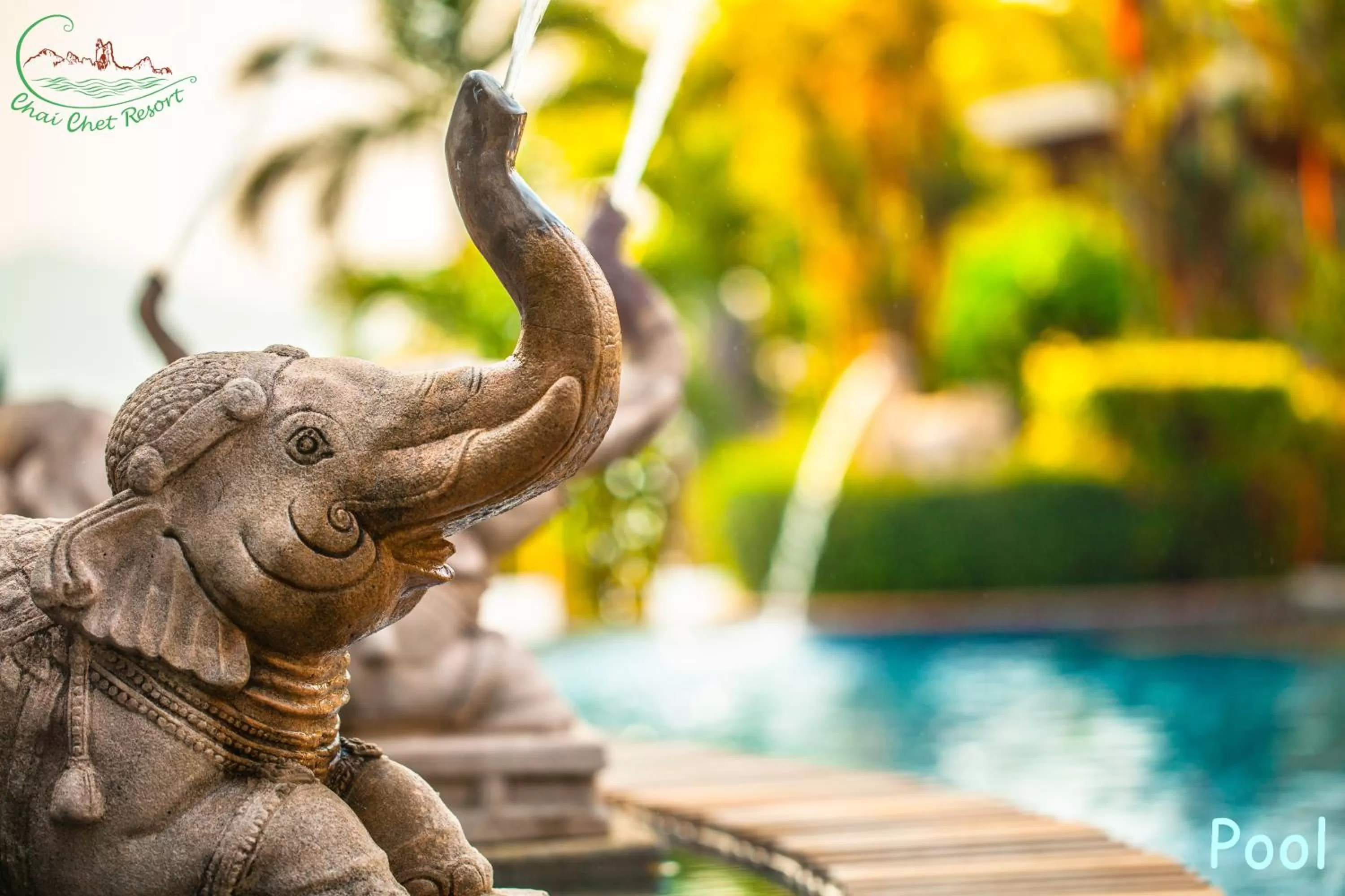 Pool view in Chai Chet Resort Koh Chang